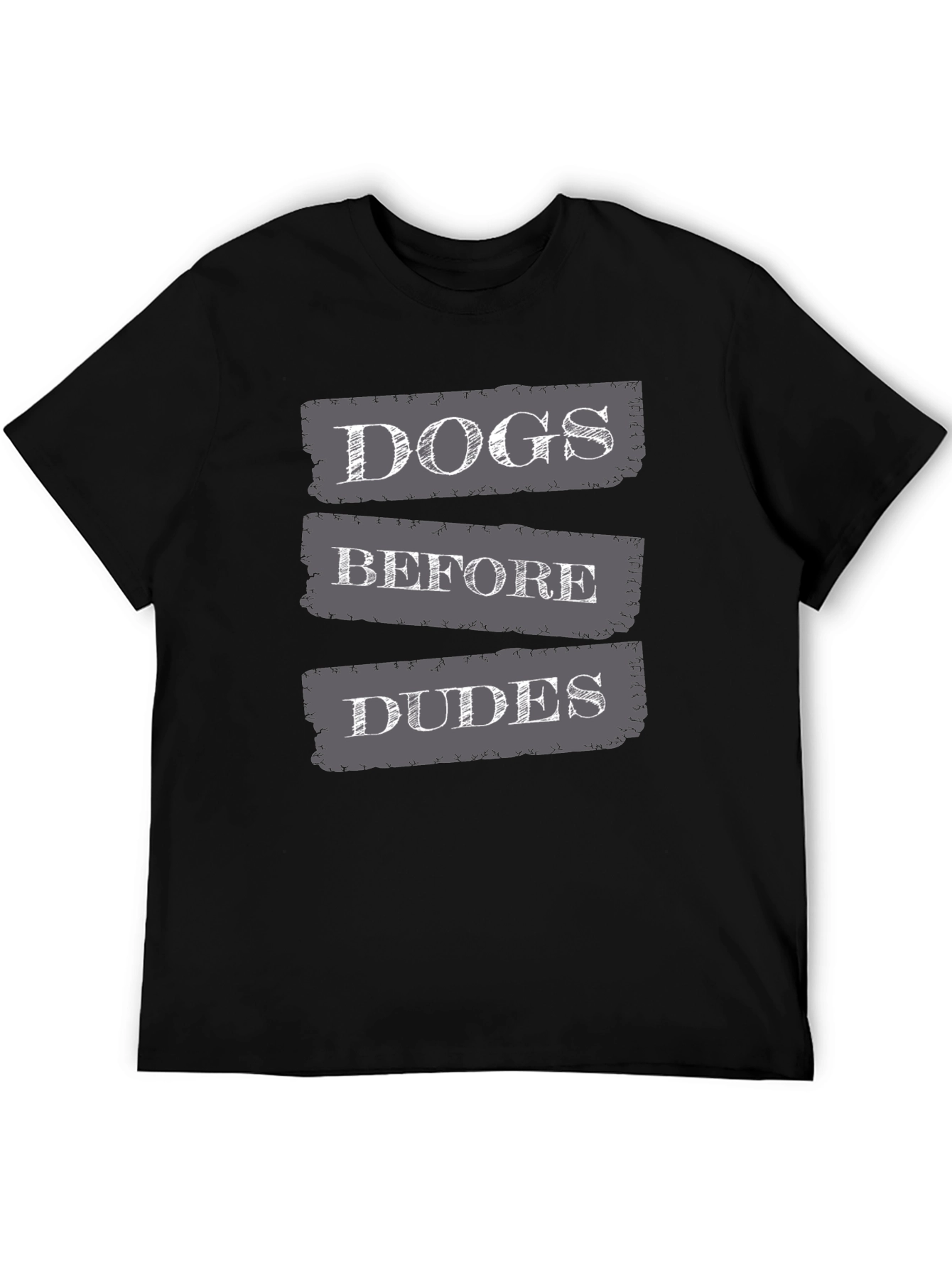 Black Dogs Before Dudes Graphic T-Shirt view 5