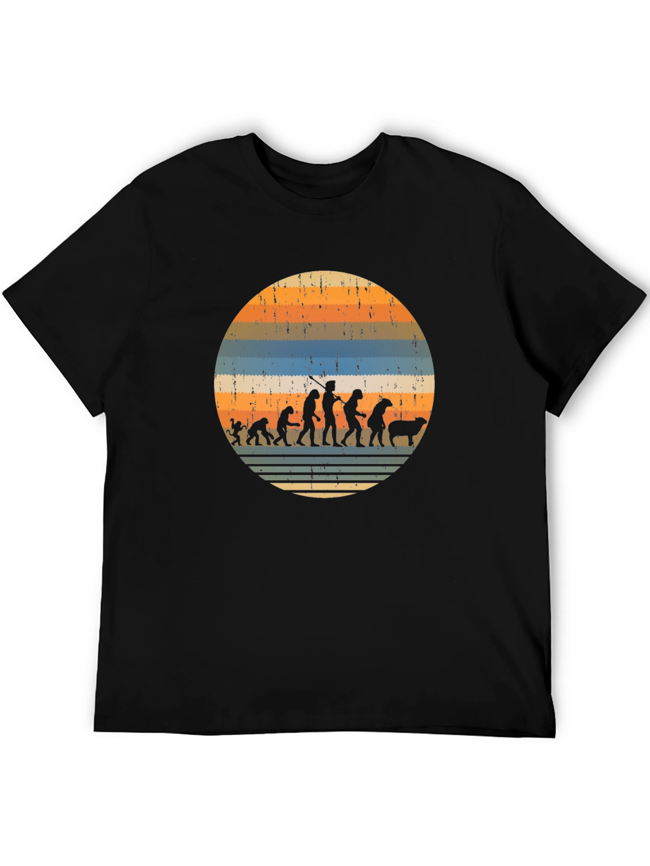 Black Evolution to Sheep T-Shirt view 5