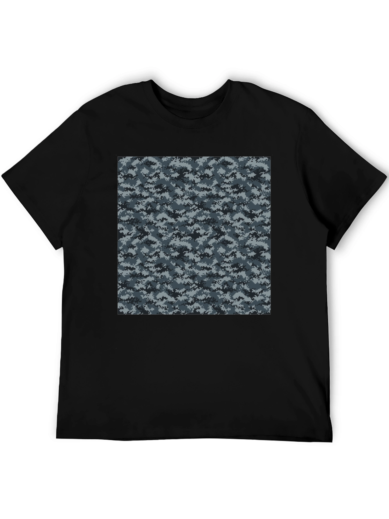 Black Urban Camo Tee - Tactical Style view 5
