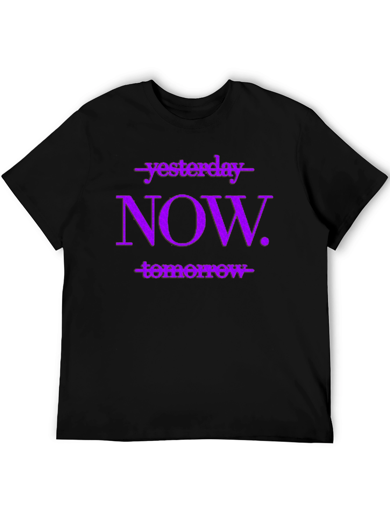 Black Yesterday, Now, Tomorrow Graphic Tee view 5