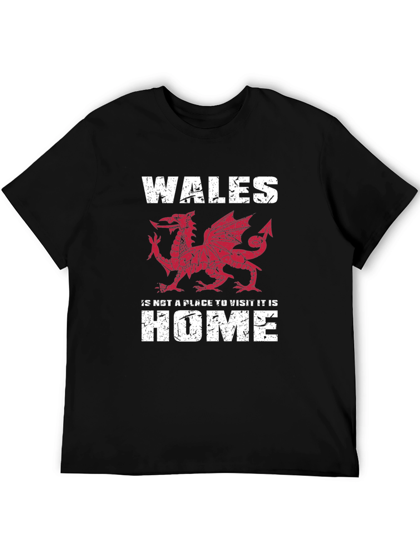 Wales Dragon Graphic T-Shirt - Welsh Pride Tee - 5