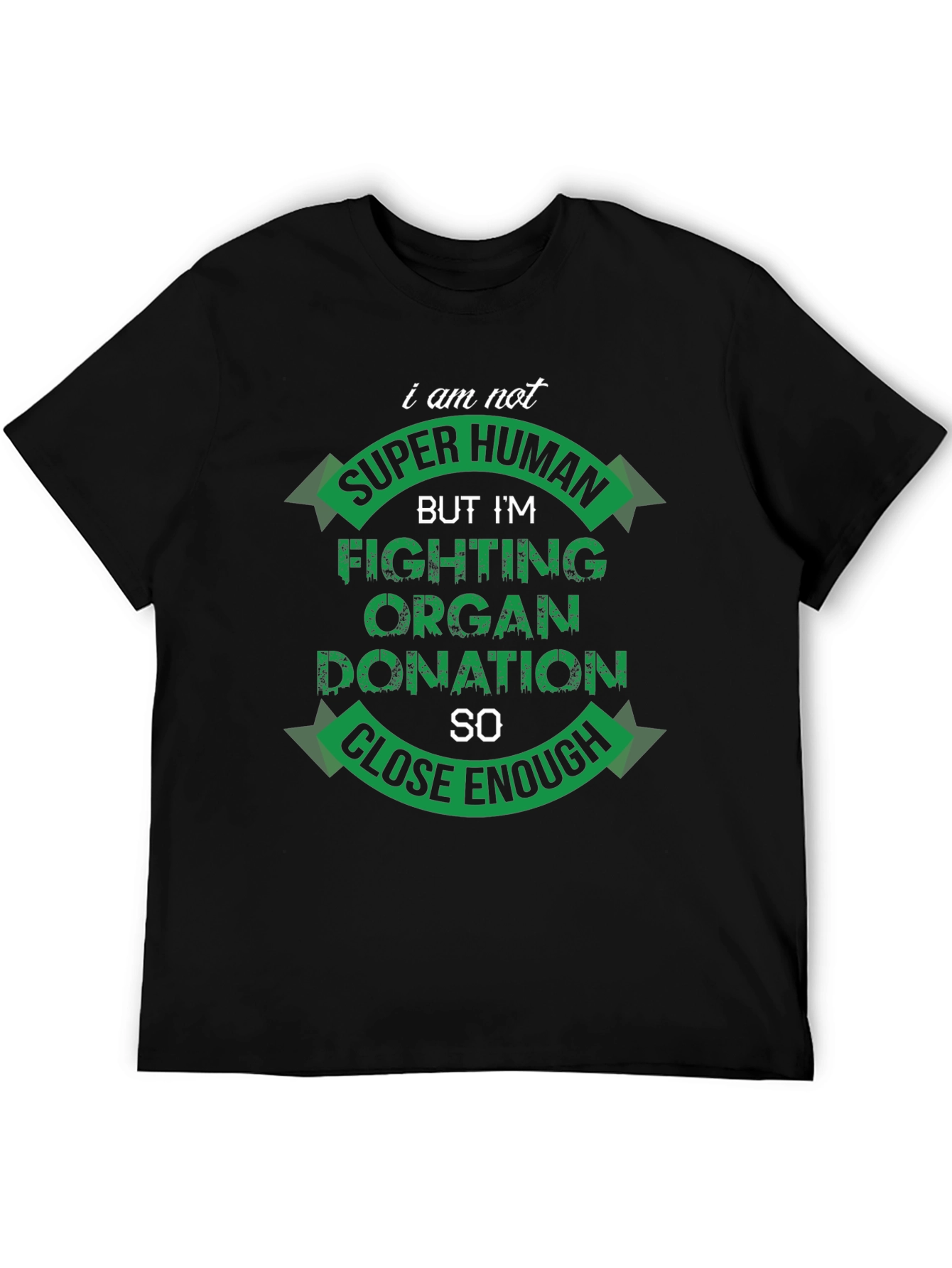 Black Organ Donation Awareness T-Shirt - Fighting For Life! view 5