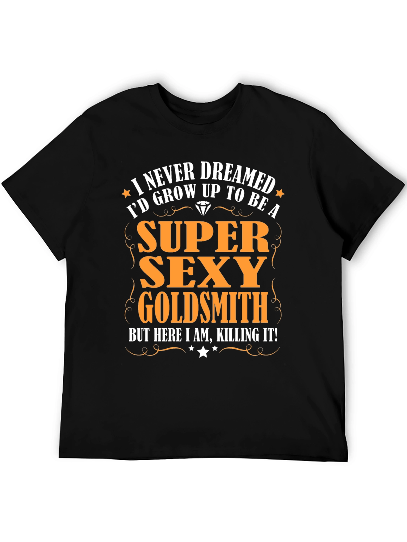 Black Super Sexy Goldsmith T-Shirt view 5