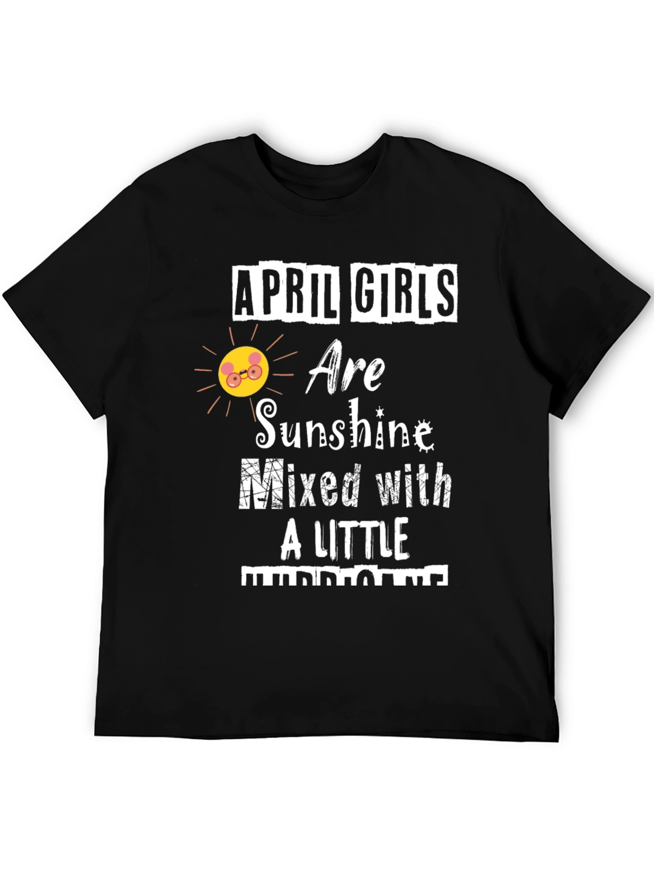 Black April Girls Sunshine & Hurricane Graphic T-Shirt view 5