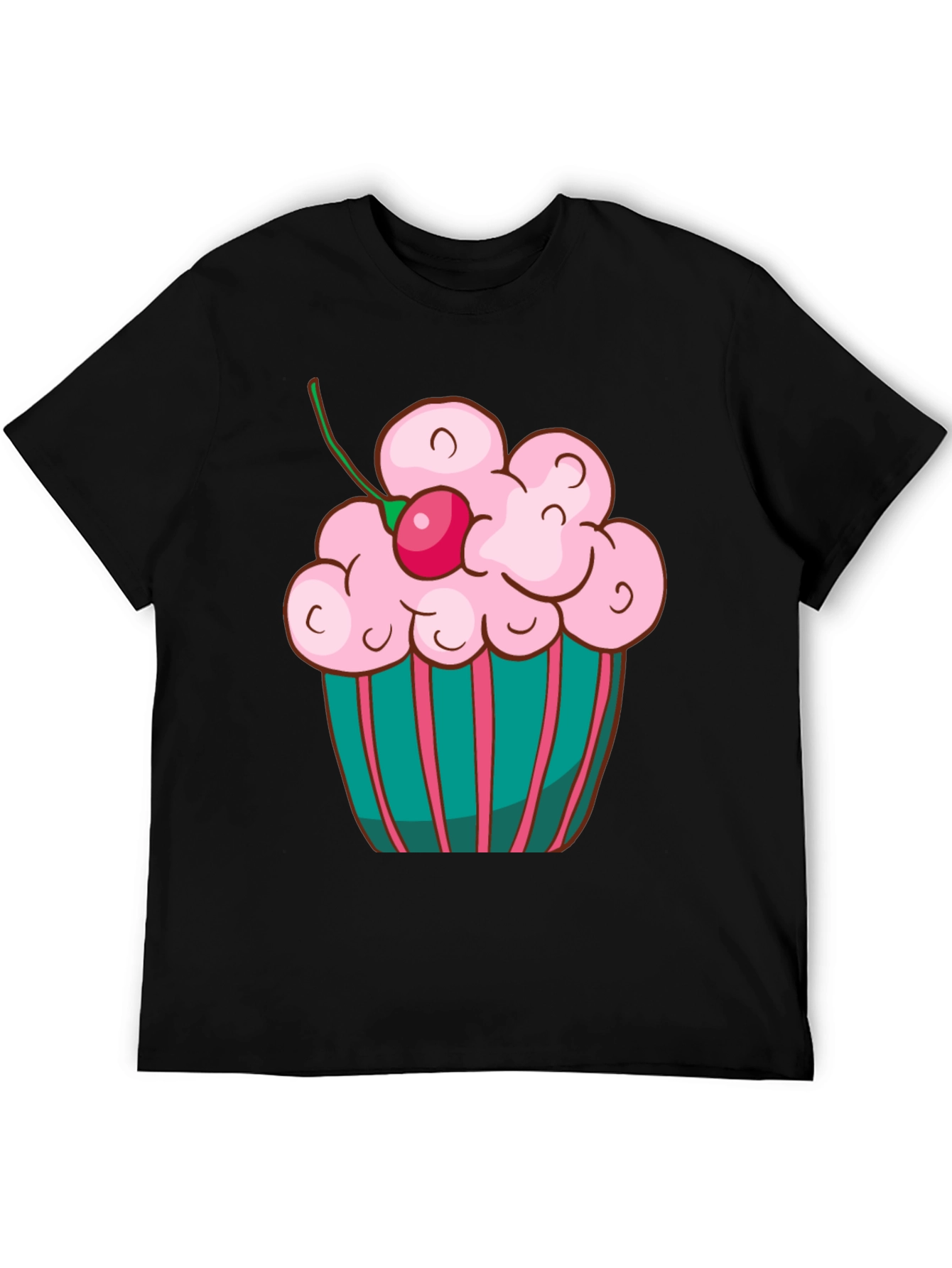 Black Cupcake T-Shirt - Sweet Treat Tee view 5