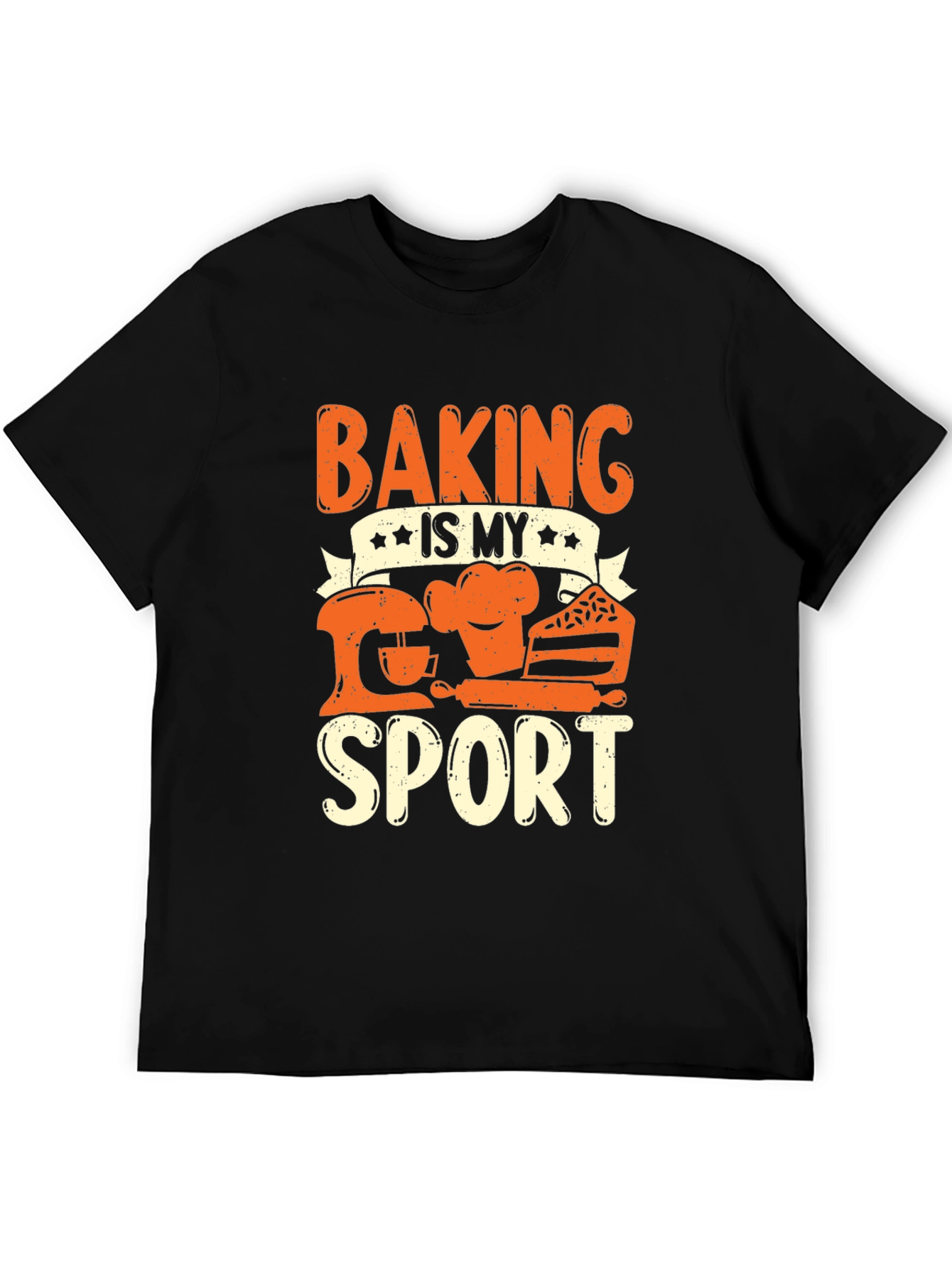 Black Baking Is My Sport Graphic Tee view 5