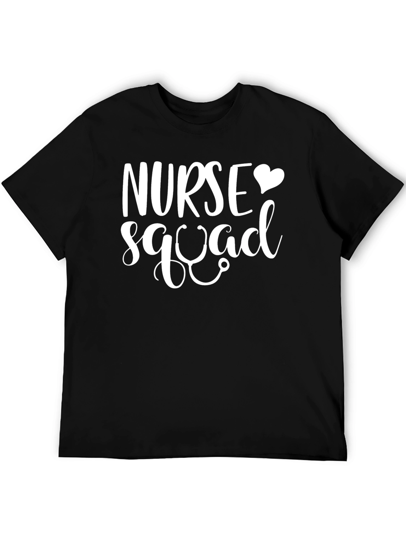 Black Nurse Squad T-Shirt - Medical Team Apparel view 5