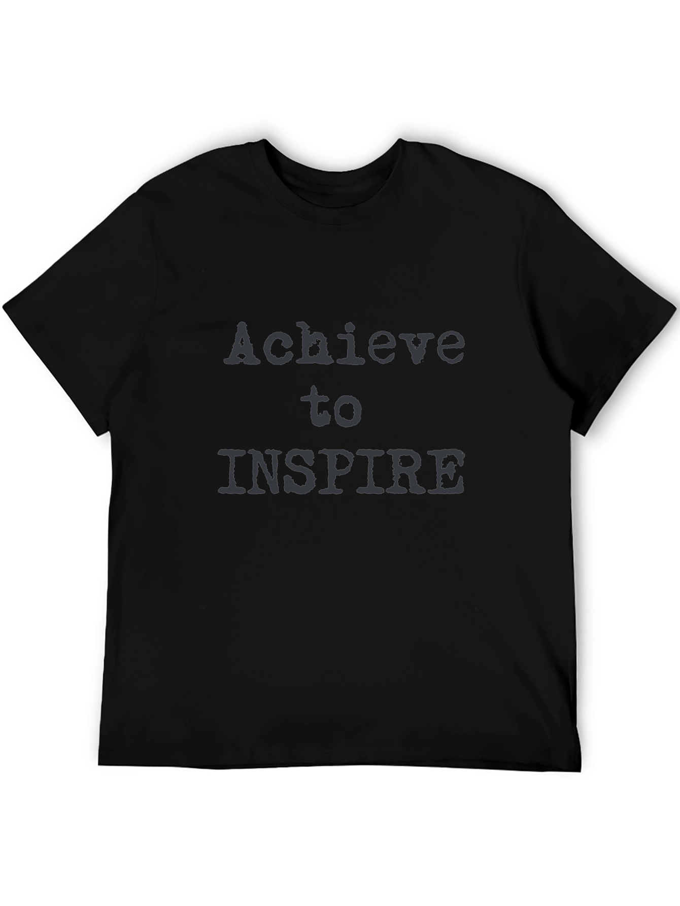 Black Achieve to Inspire Graphic Tee - Black view 5