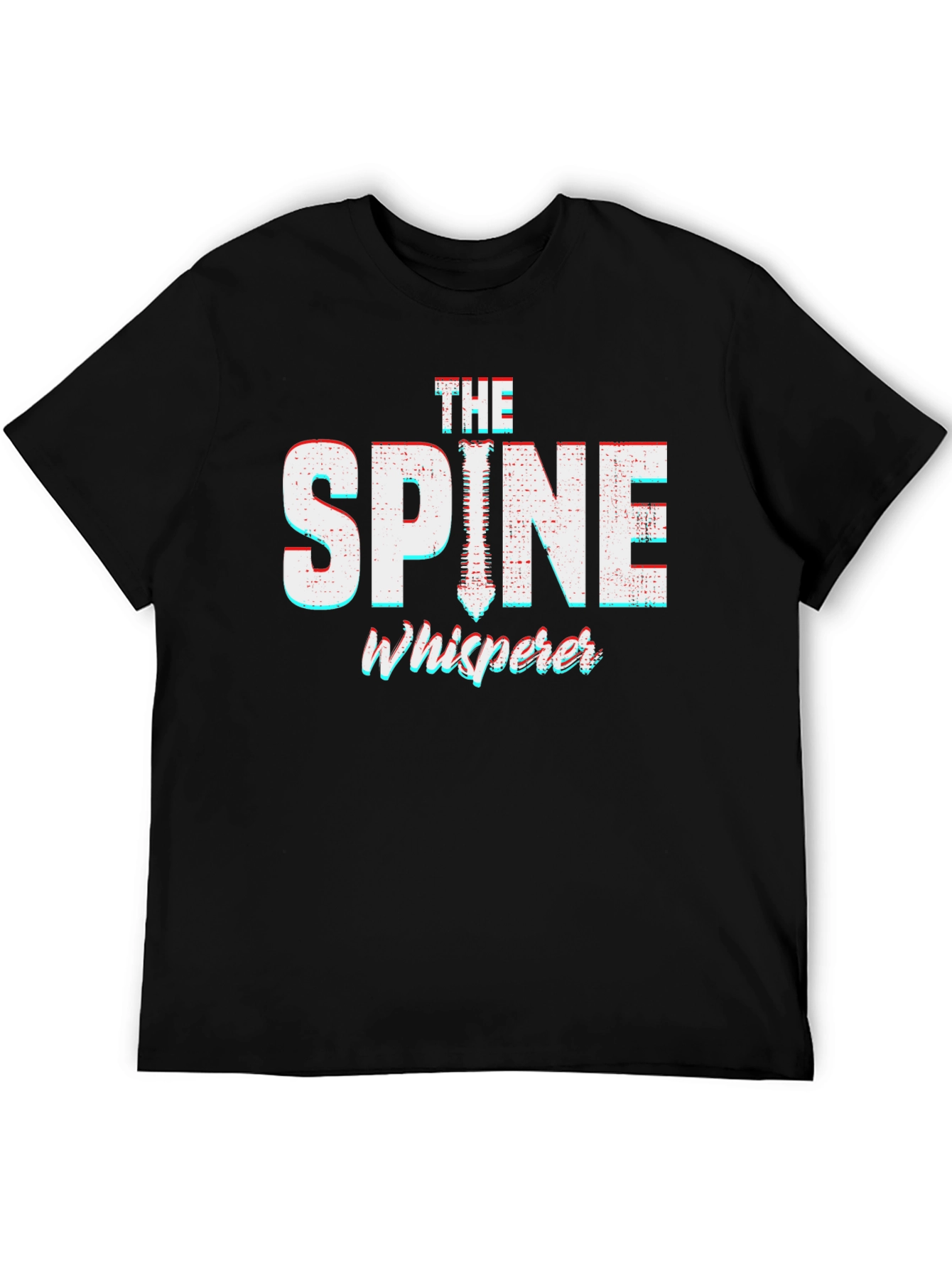 Black The Spine Whisperer Graphic T-Shirt - Black view 5