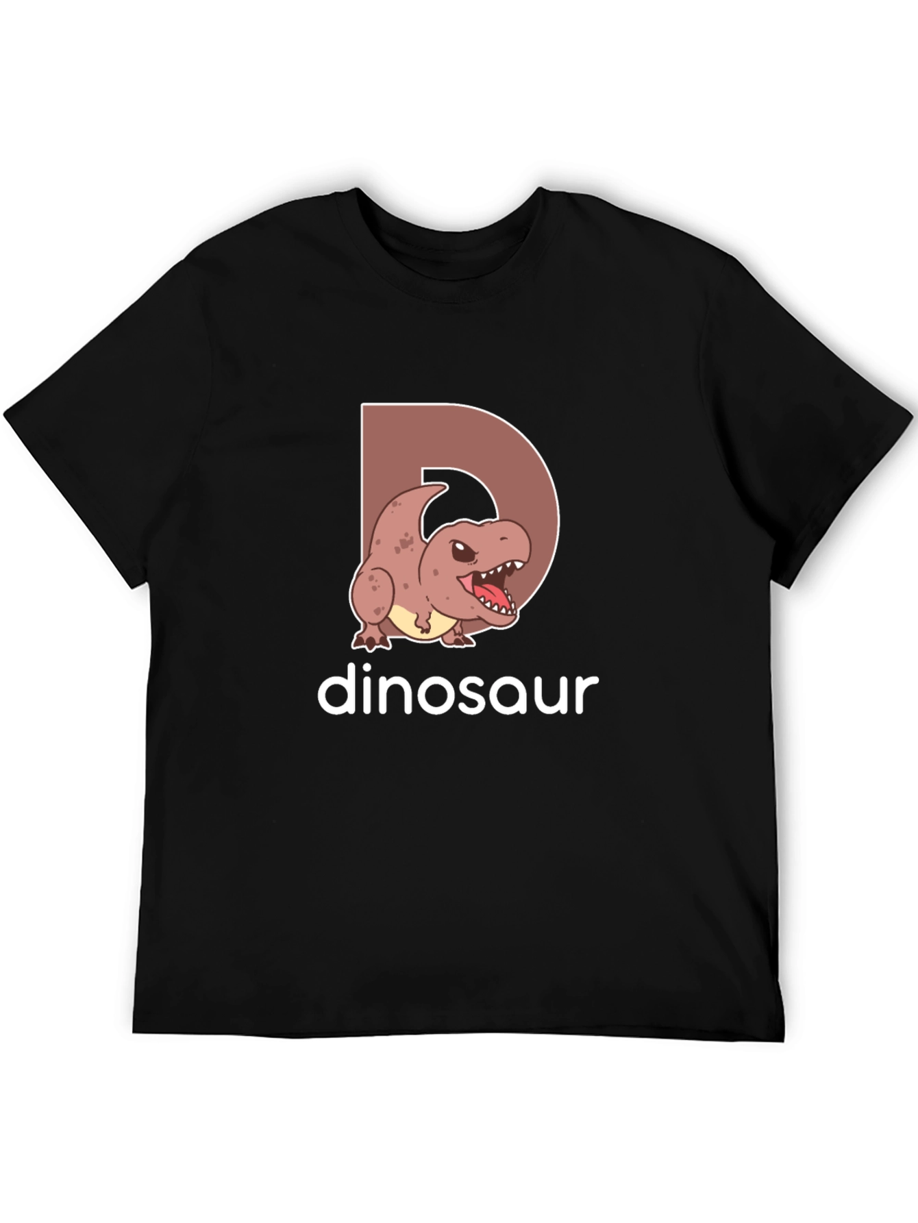 Black Dinosaur Initial D T-Shirt view 5