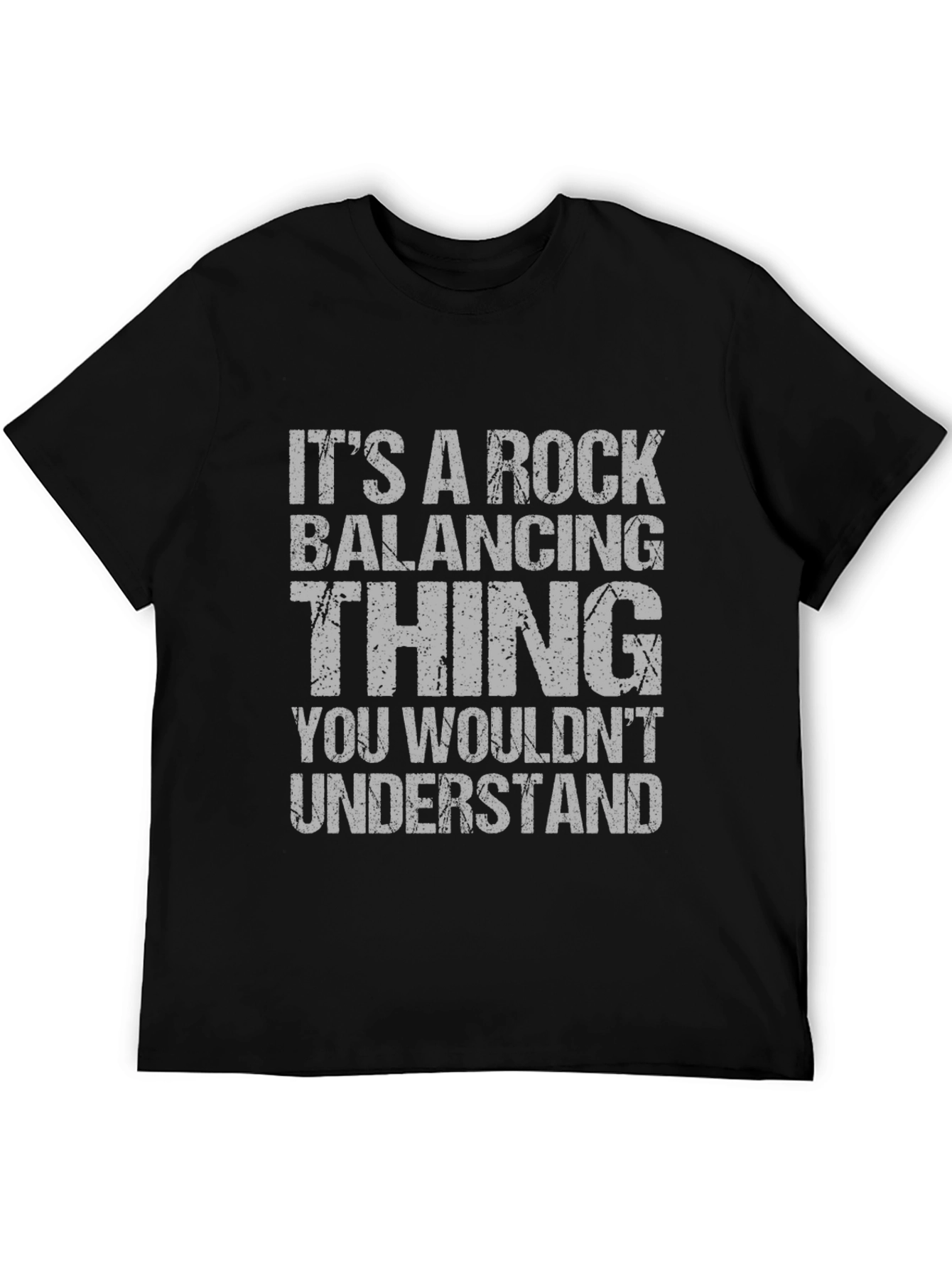 Black Rock Balancing Thing T-Shirt view 5