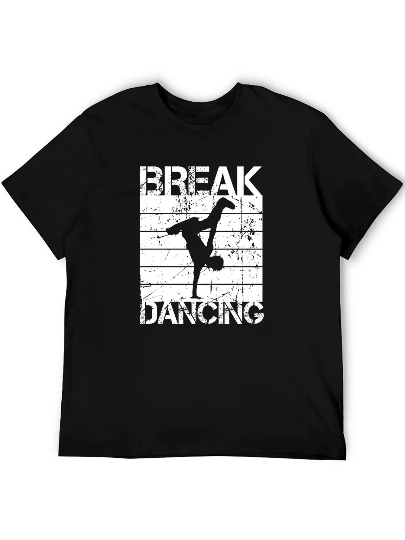 Black Break Dancing Black T-Shirt - Street Style Tee view 5