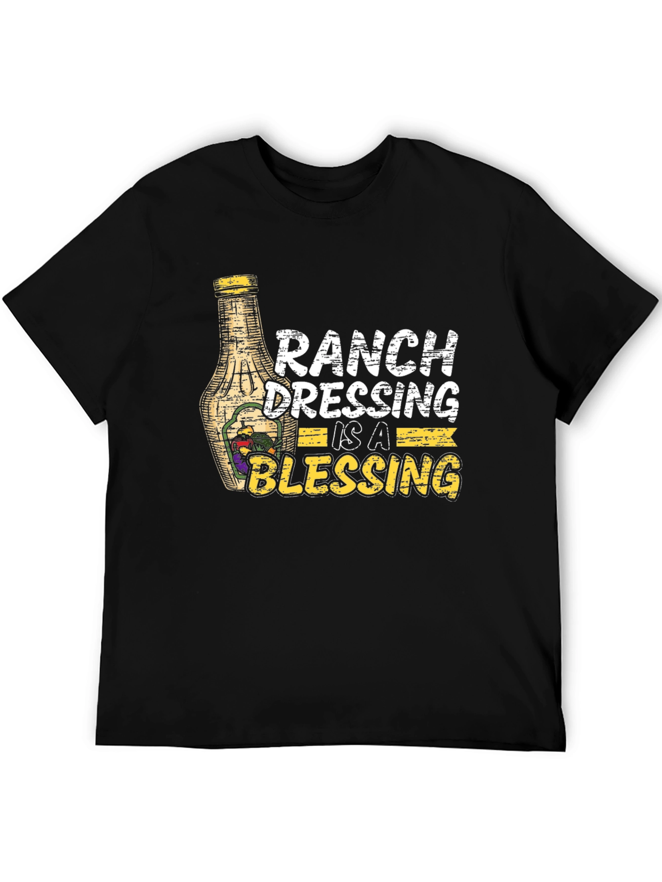 Black Ranch Dressing is a Blessing Graphic Tee view 5