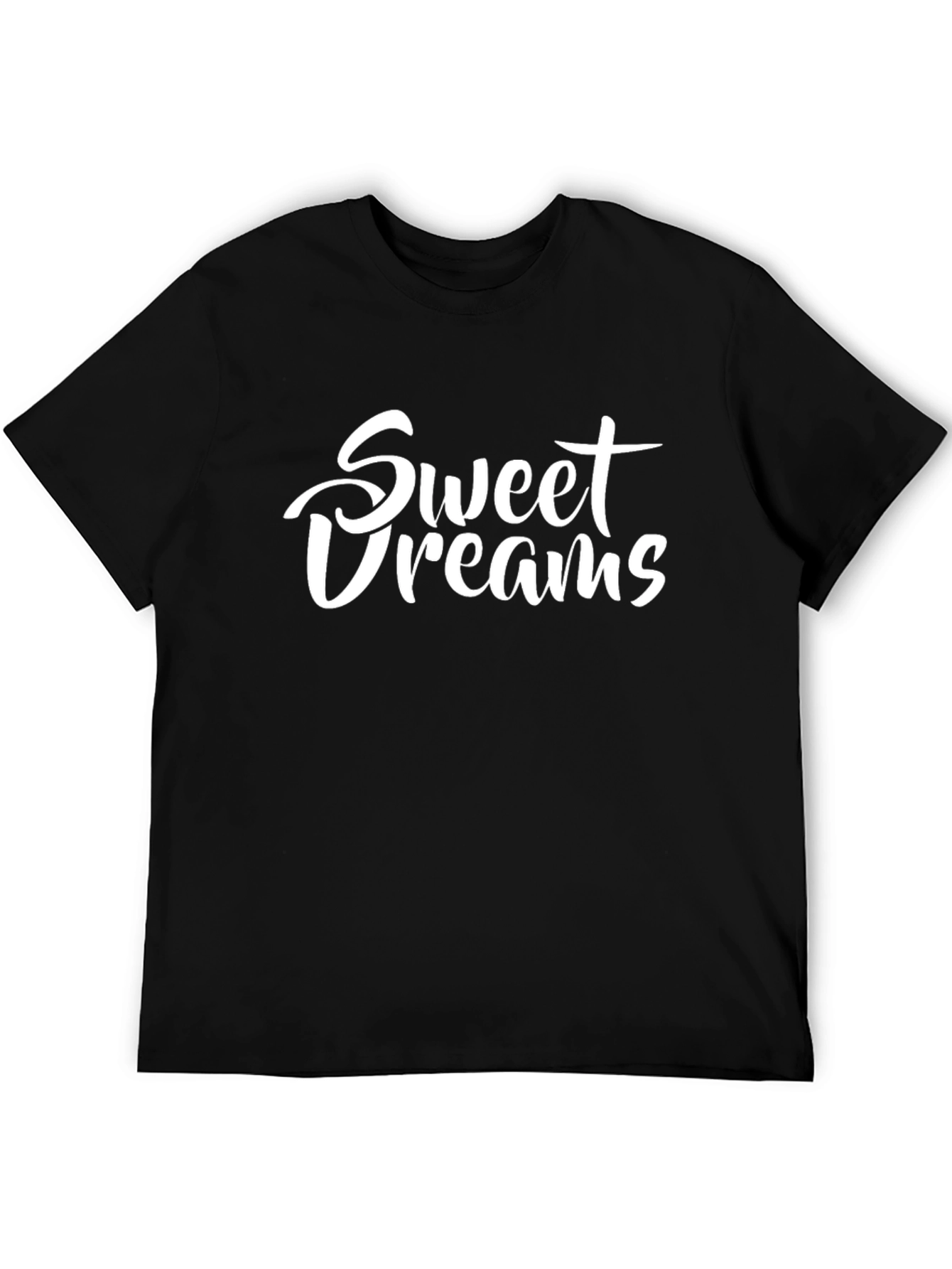 Black Sweet Dreams Black Graphic T-Shirt view 5