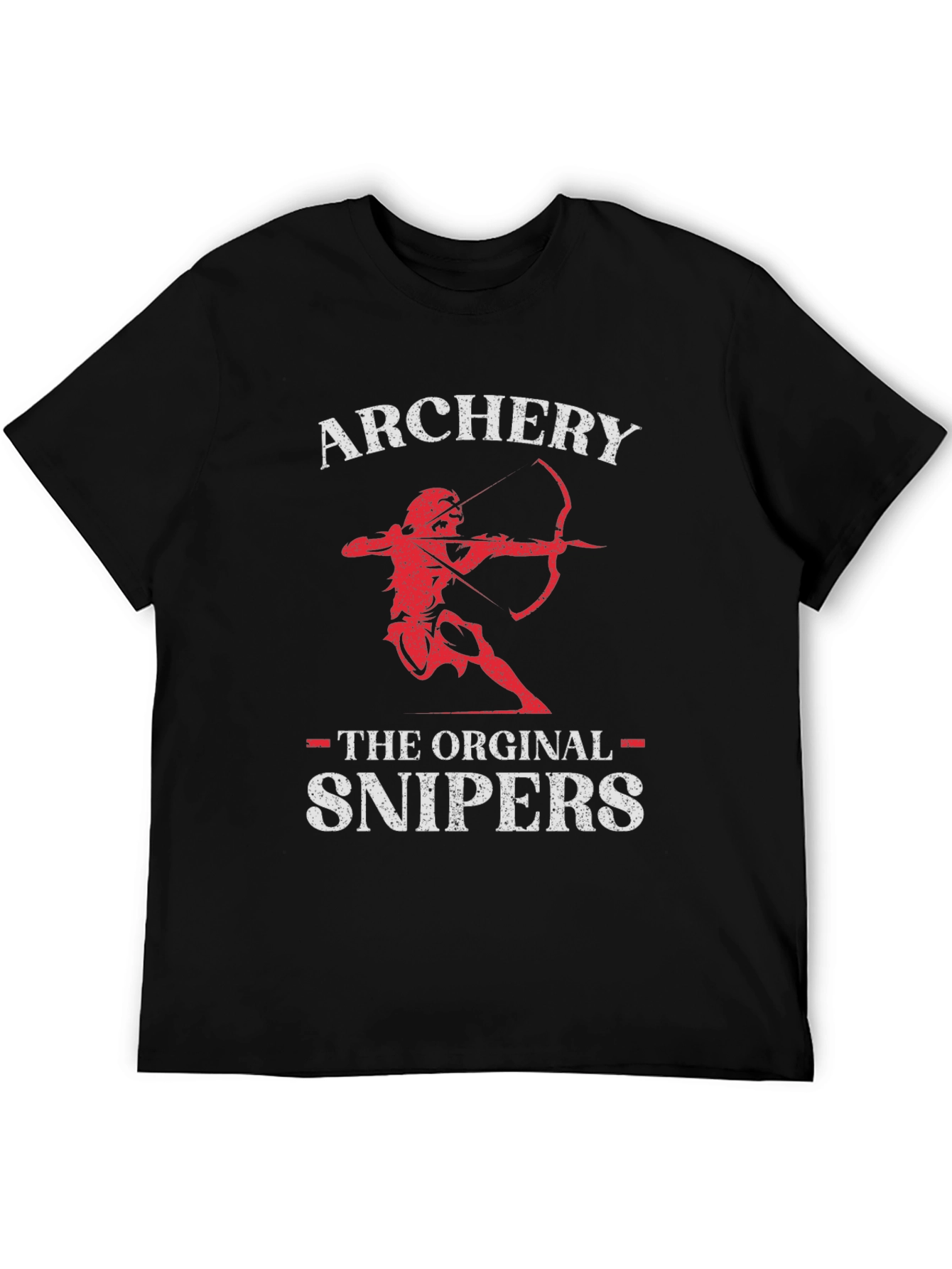 Black Archery T-Shirt - Original Snipers Tee view 5