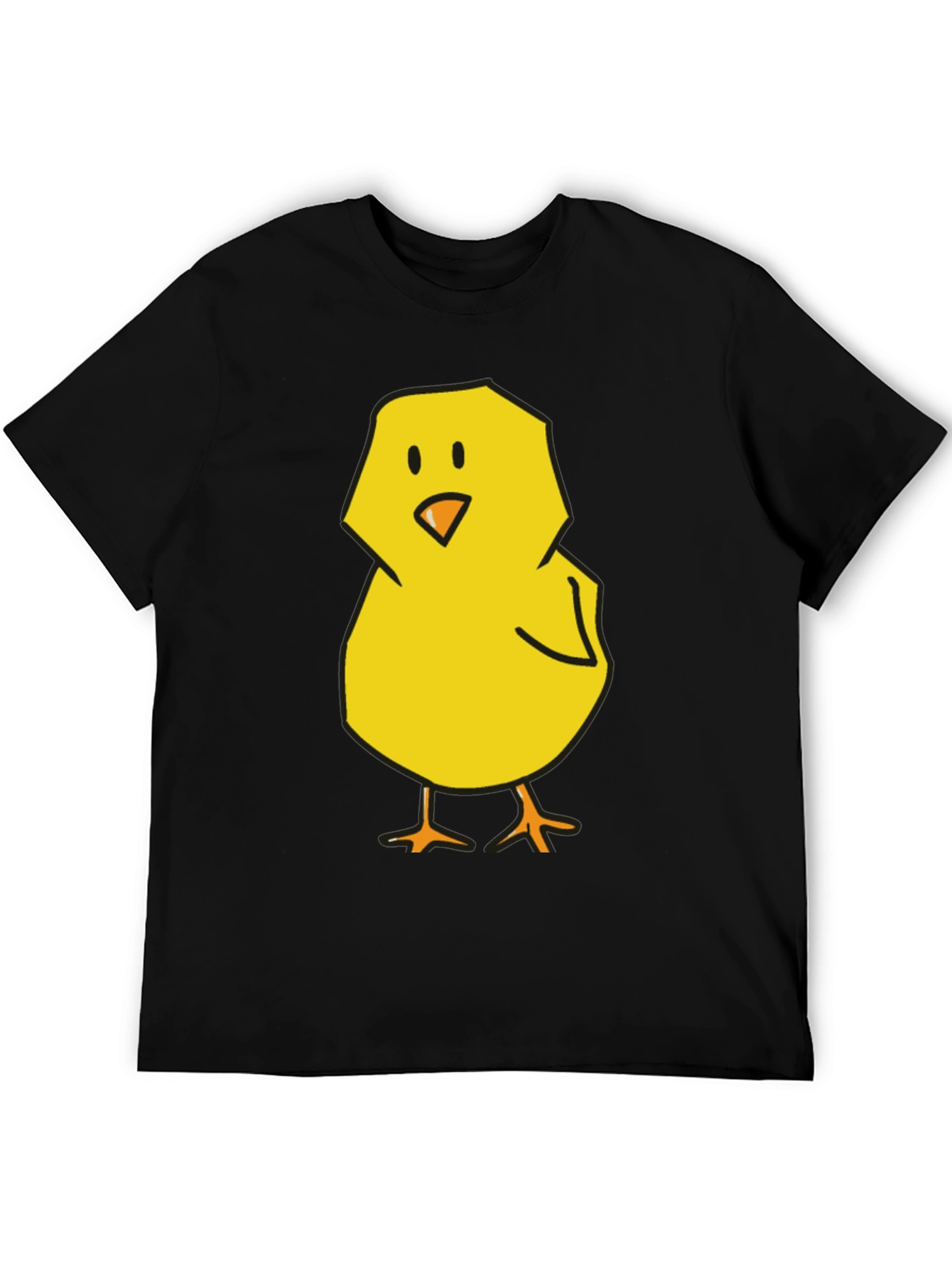 Black Cute Chick Graphic Tee - Black T-Shirt view 5