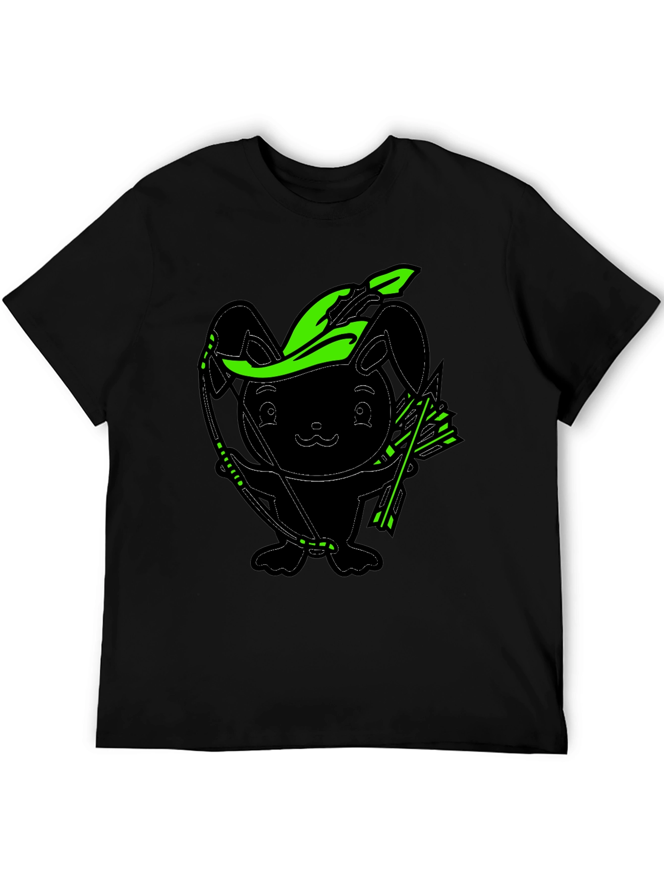 Bunny Archer Graphic Tee - Black - 5