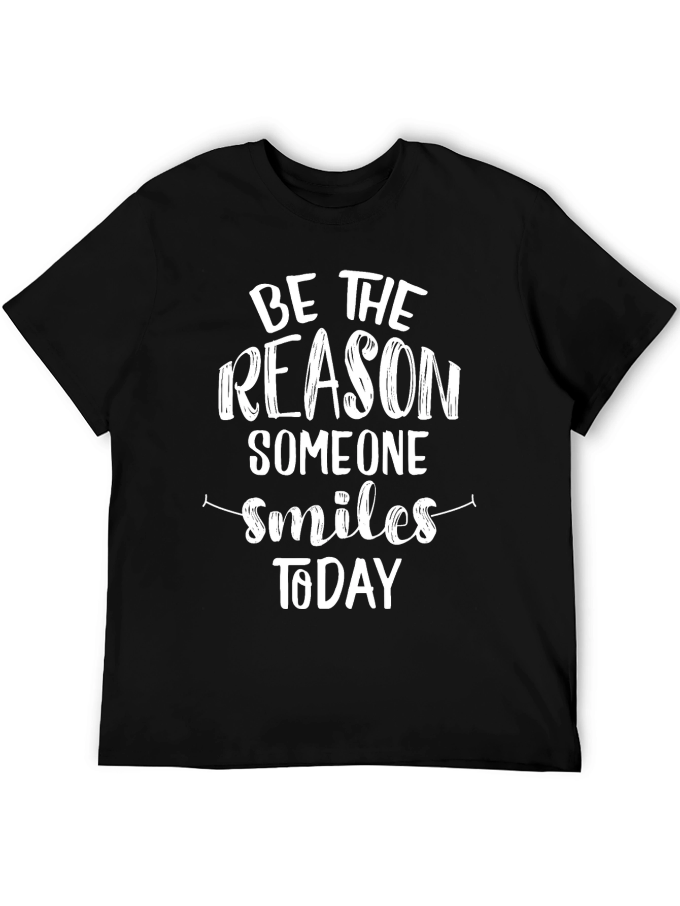 Black Inspirational 'Be The Reason' Graphic T-Shirt view 5