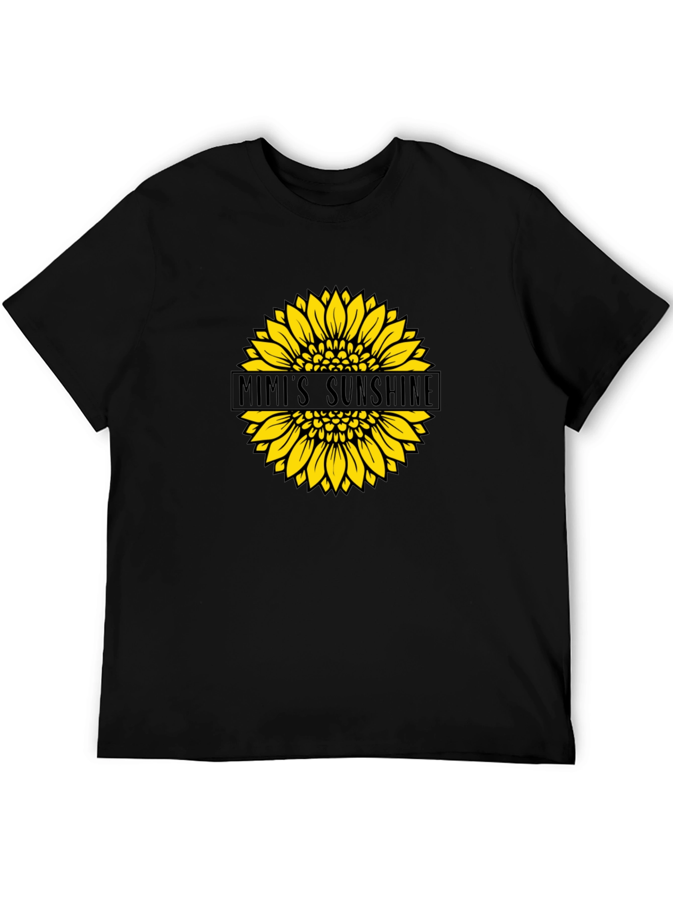 Black Mimi's Sunshine Sunflower Graphic Tee - Black view 5
