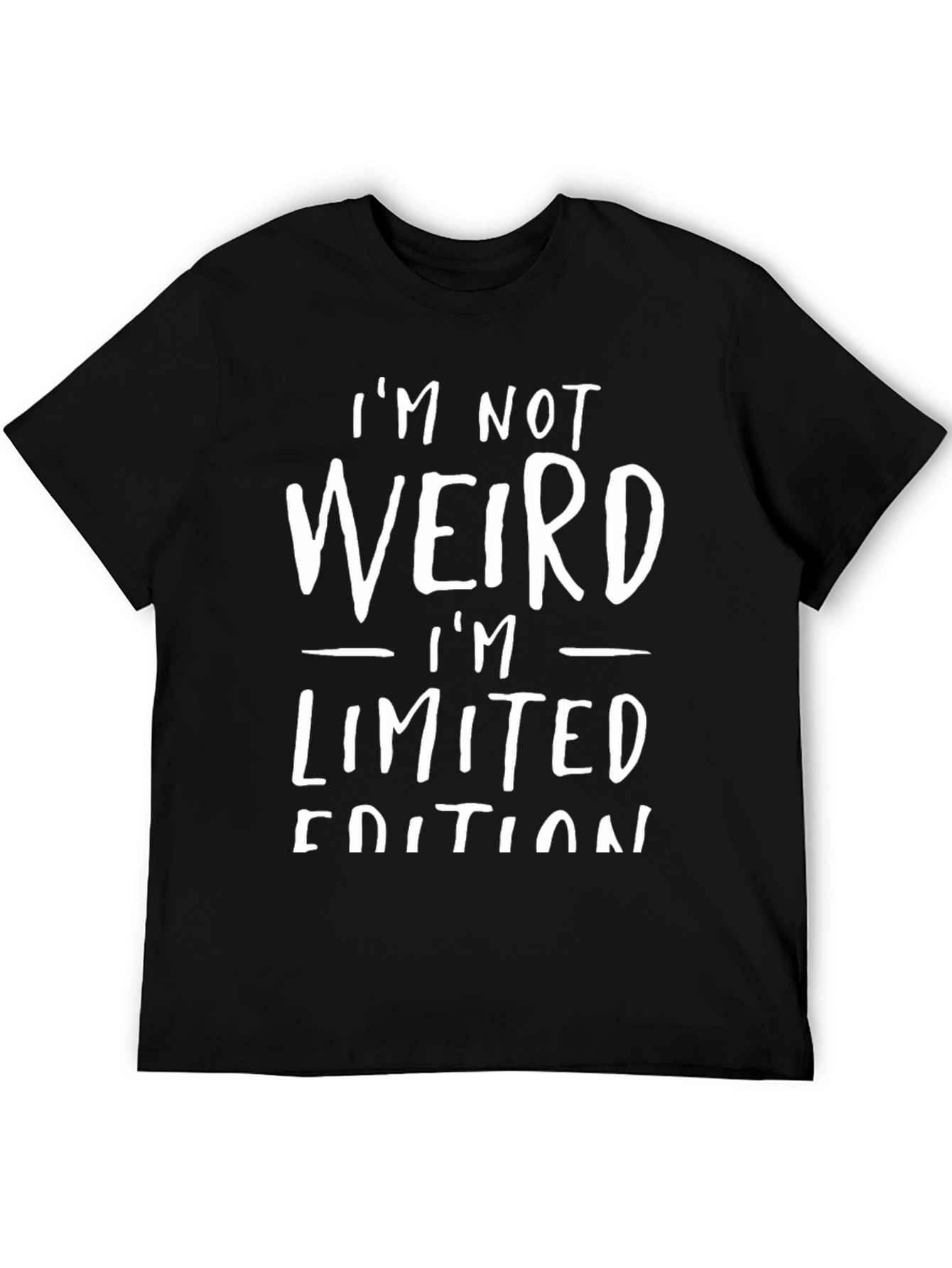 Black I'm Not Weird T-Shirt: Limited Edition view 5