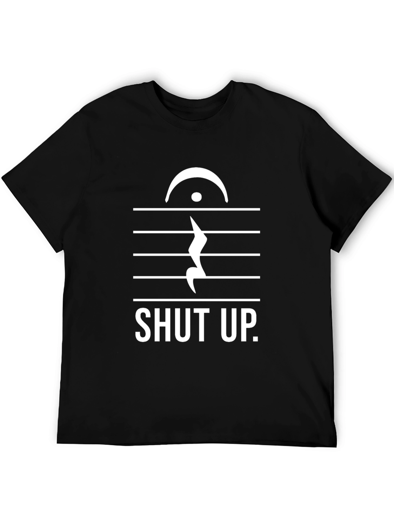 Music Shut Up T-Shirt - Funny Musician Tee - 5