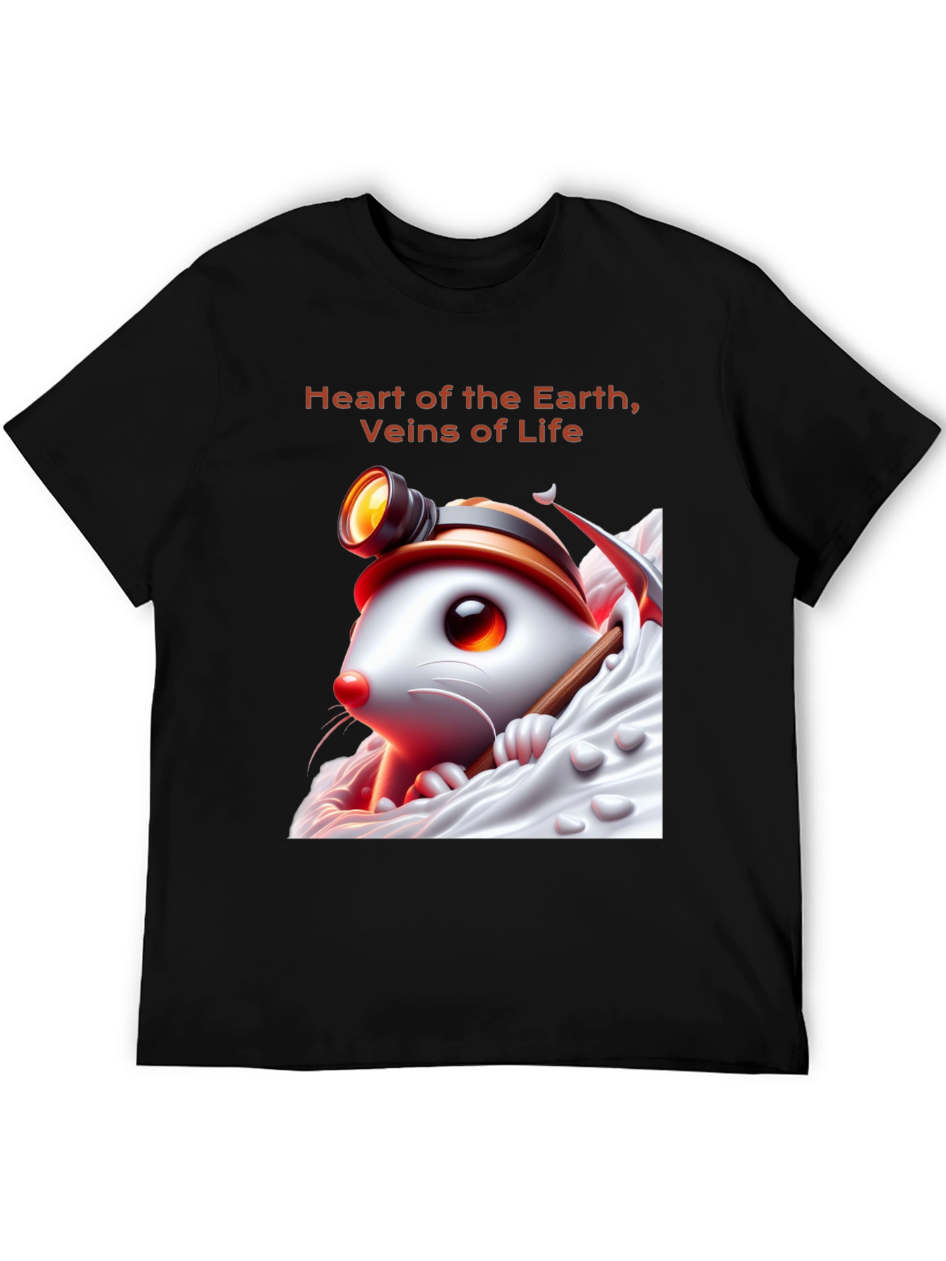 Black Heart of the Earth Graphic Tee view 5