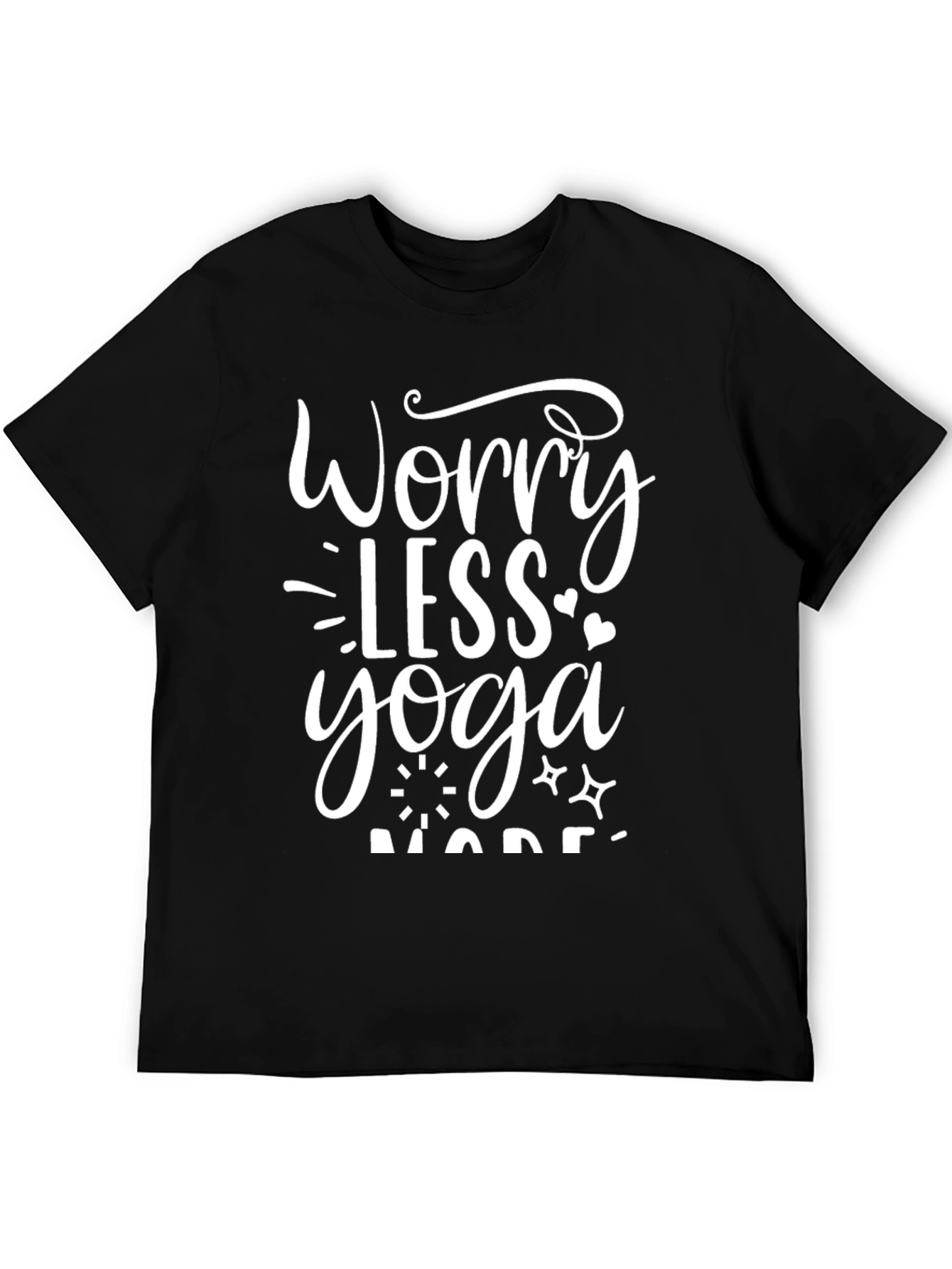 Worry Less Yoga More Graphic Tee - 5