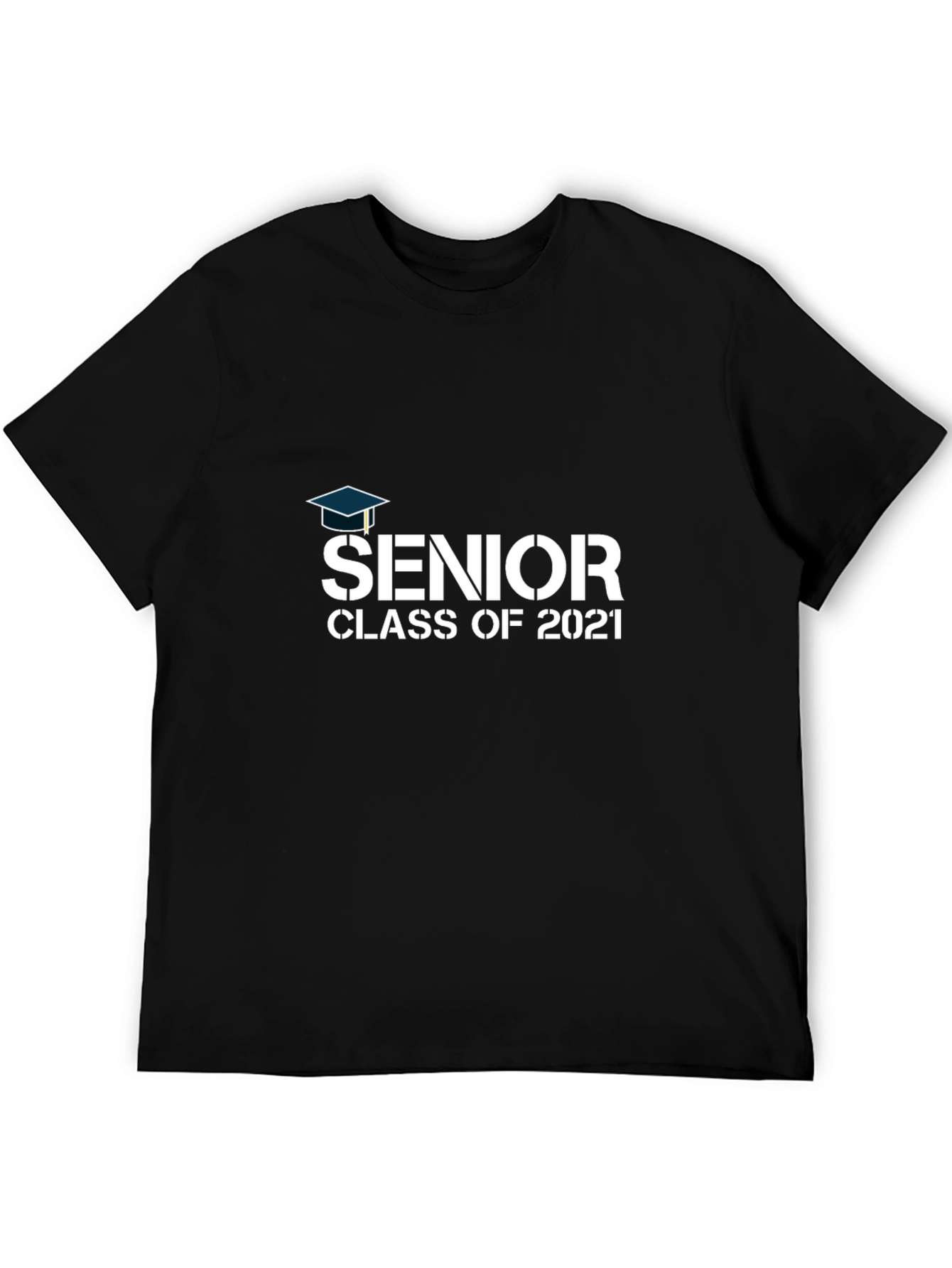 Black Senior Class of 2021 T-Shirt view 5