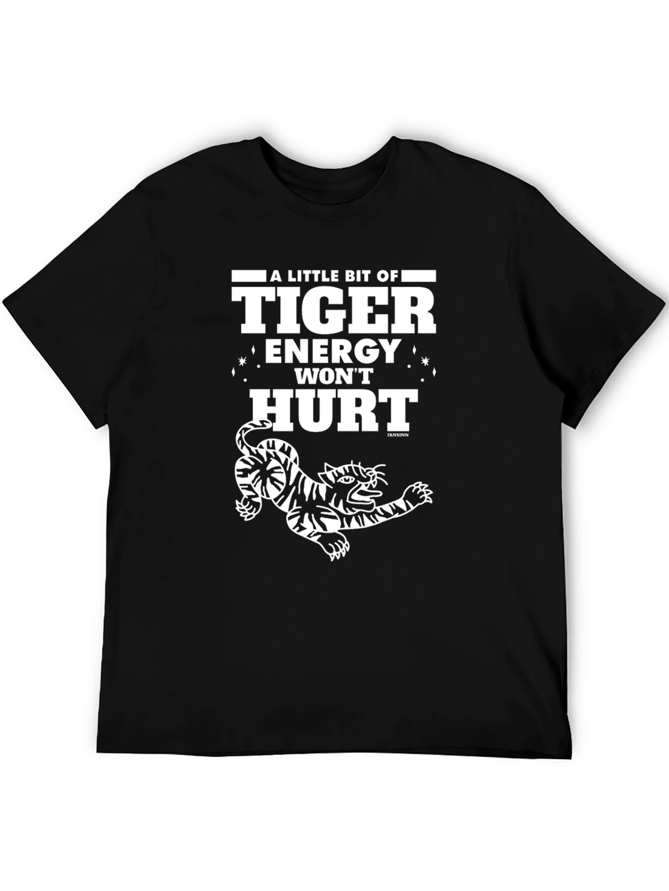 Black Tiger Energy Graphic T-Shirt view 5