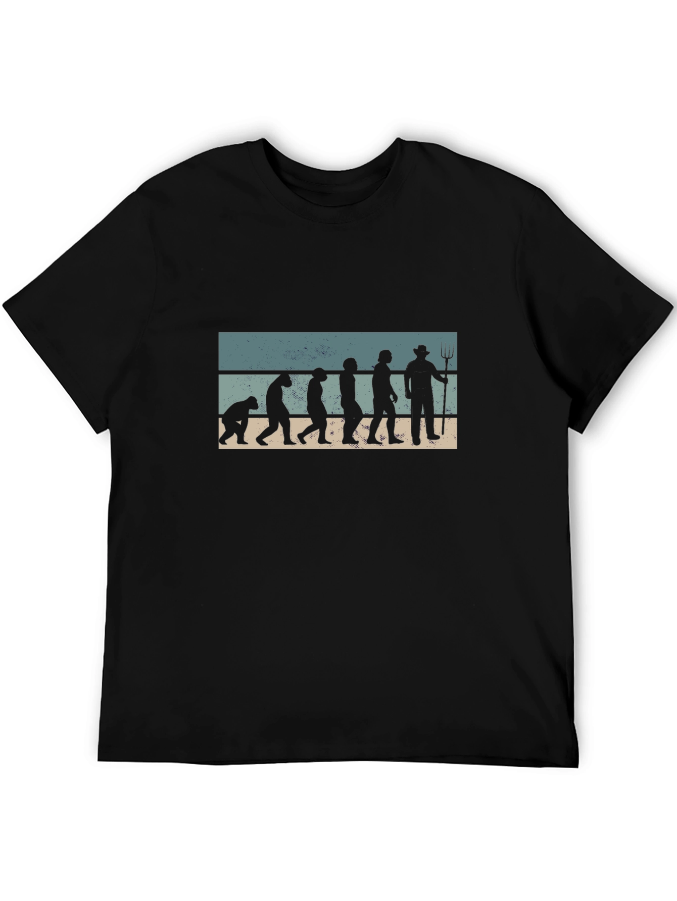 Black Farmer Evolution T-Shirt - Black Cotton Blend view 5