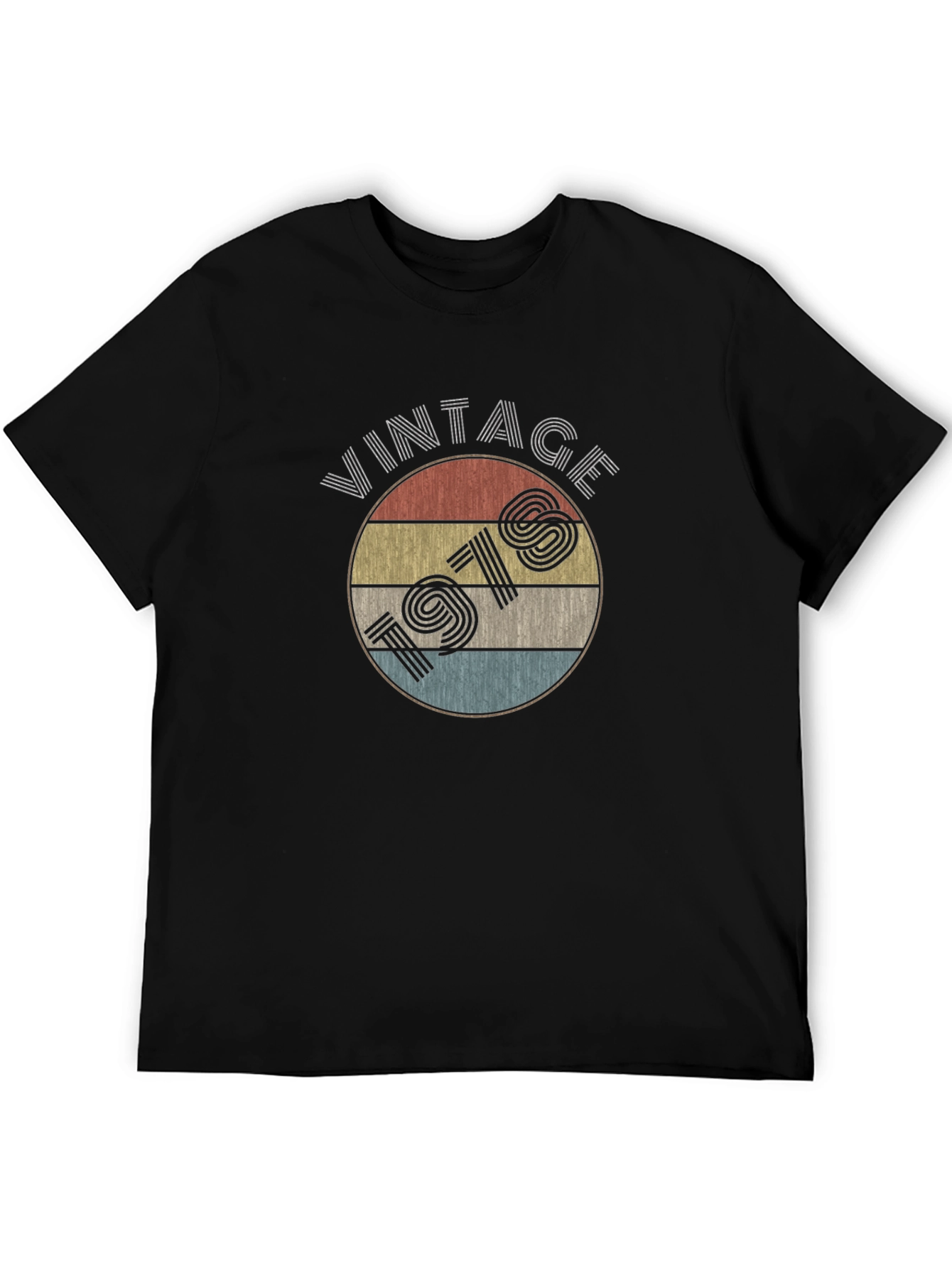 Black Vintage 1978 Graphic Tee - Retro Style view 5