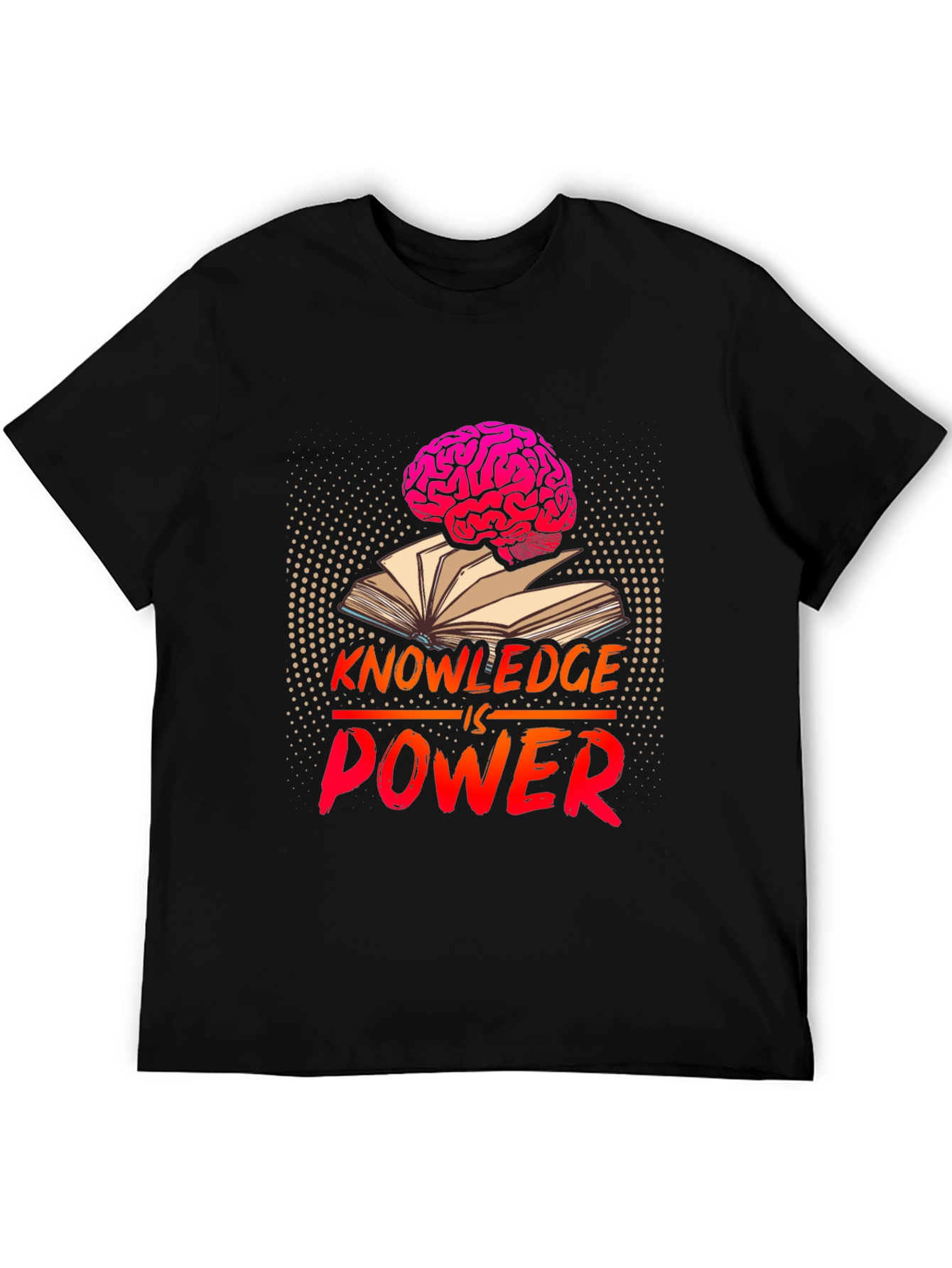 Black Knowledge is Power Graphic T-Shirt view 5