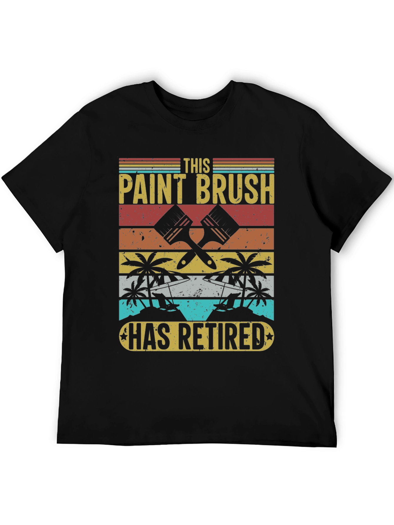 Retired Paint Brush T-Shirt - 5