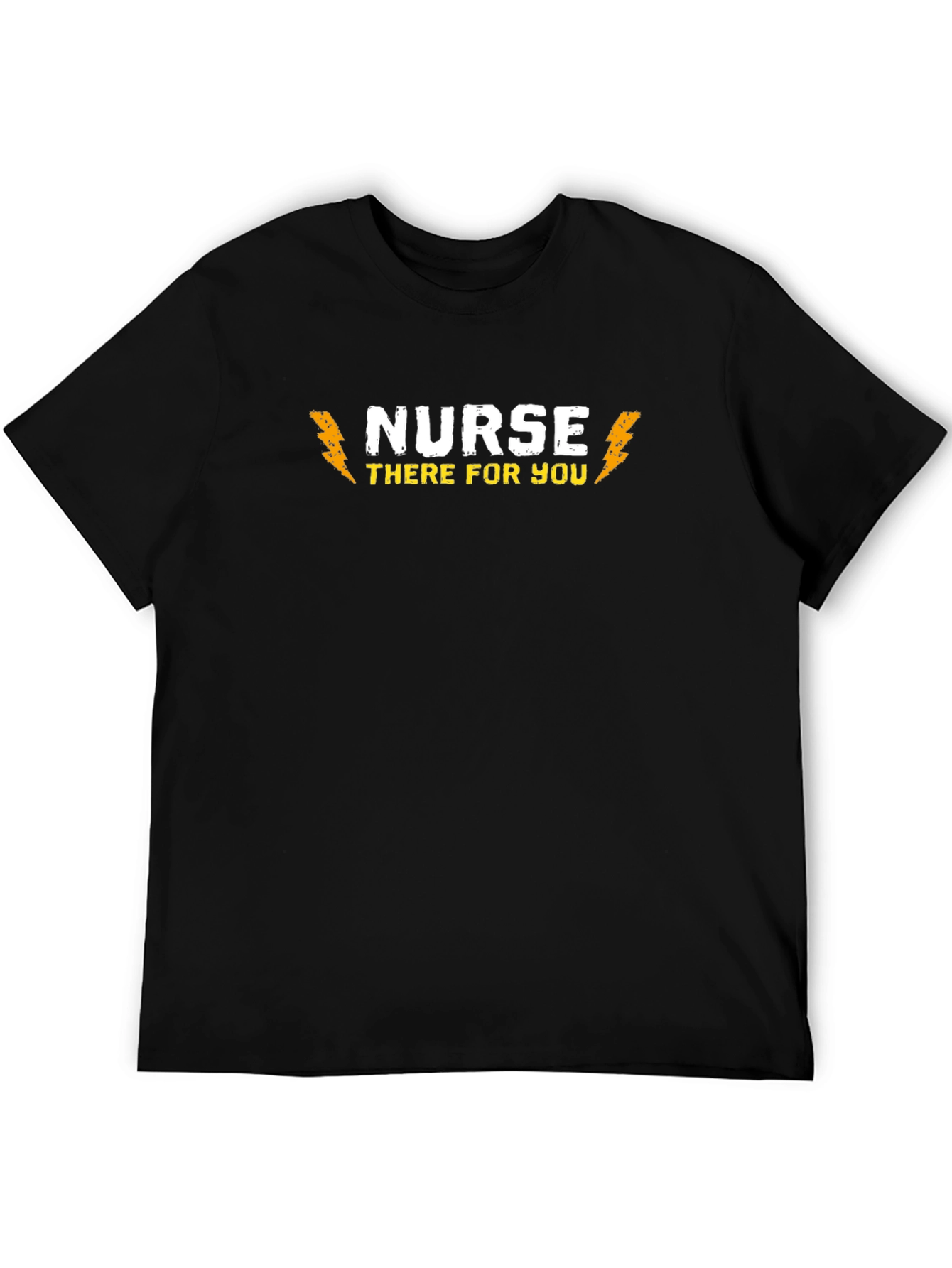 Black Nurse There For You Black T-Shirt view 5