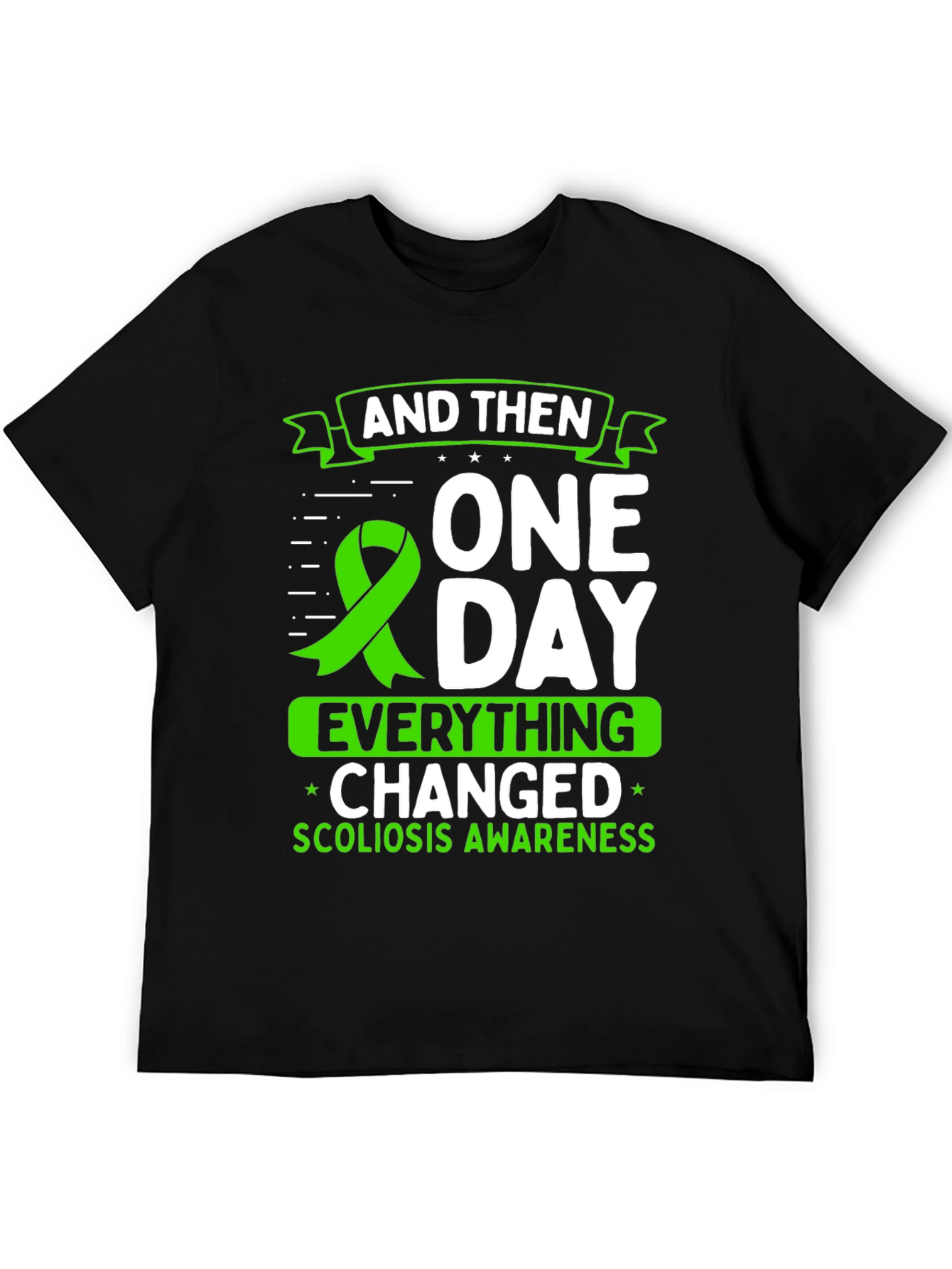Scoliosis Awareness T-Shirt - Everything Changed - 5