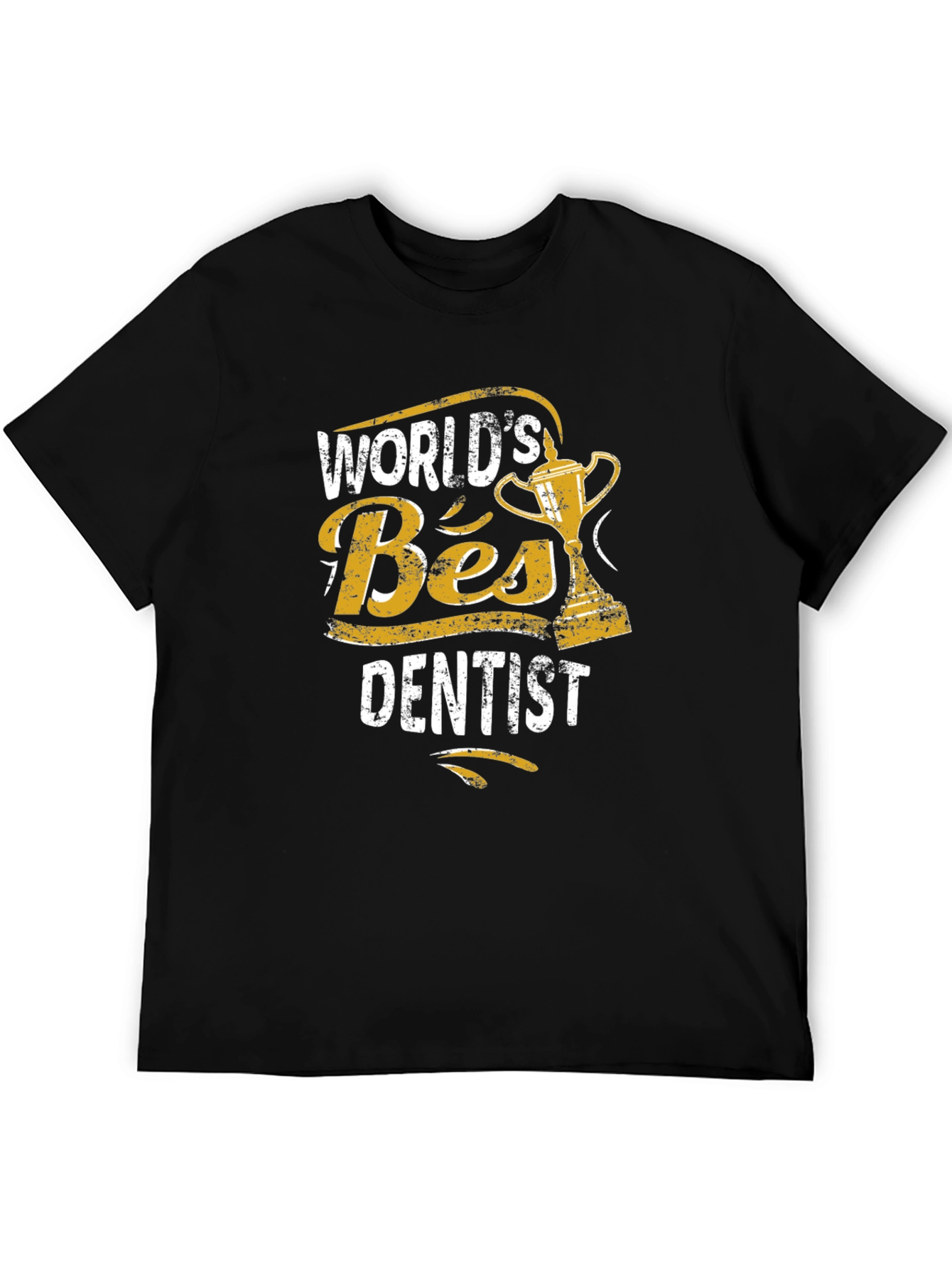 Black World's Best Dentist T-Shirt - Novelty Dental Gift view 5