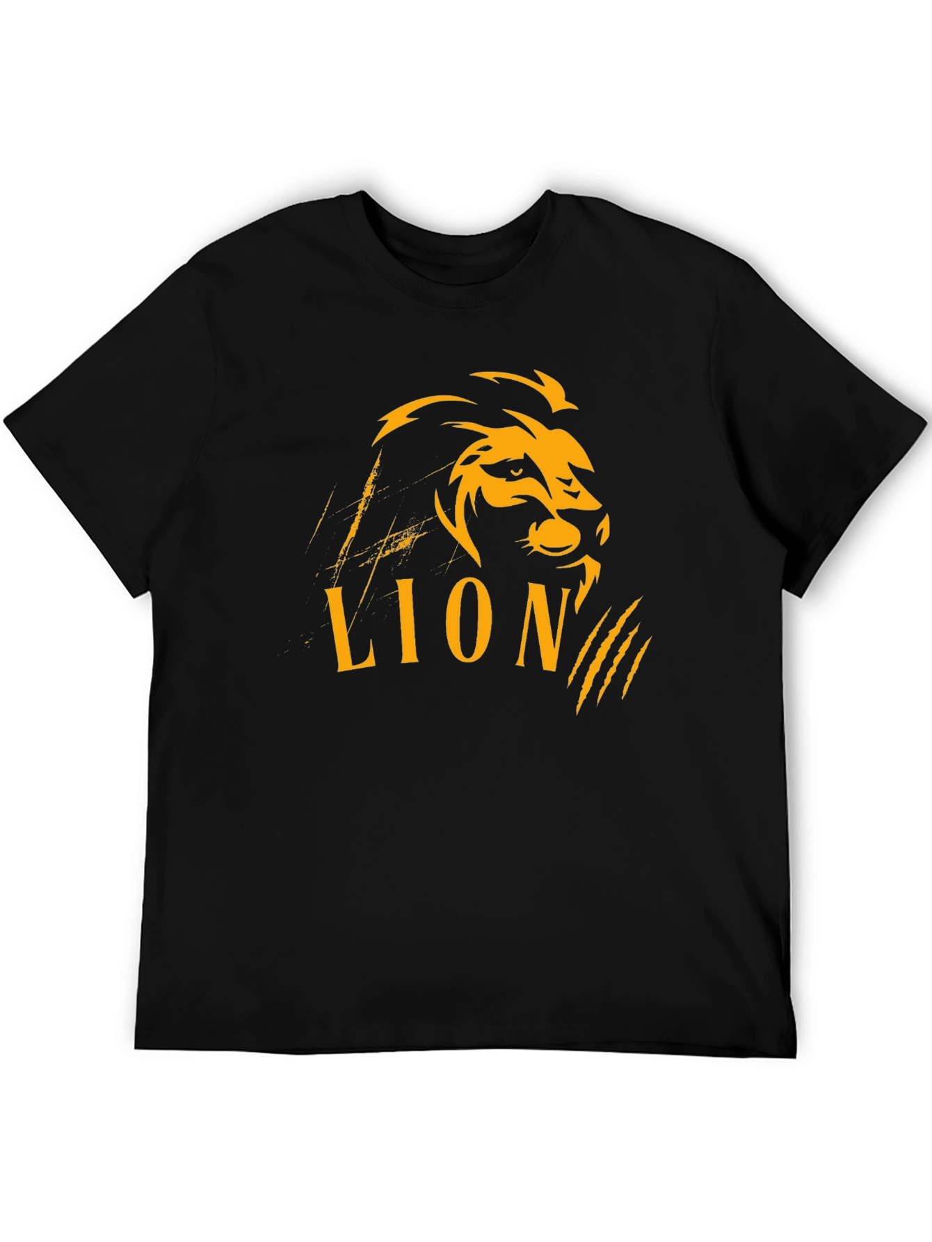 Black Black Lion Graphic Tee - Bold Style view 5