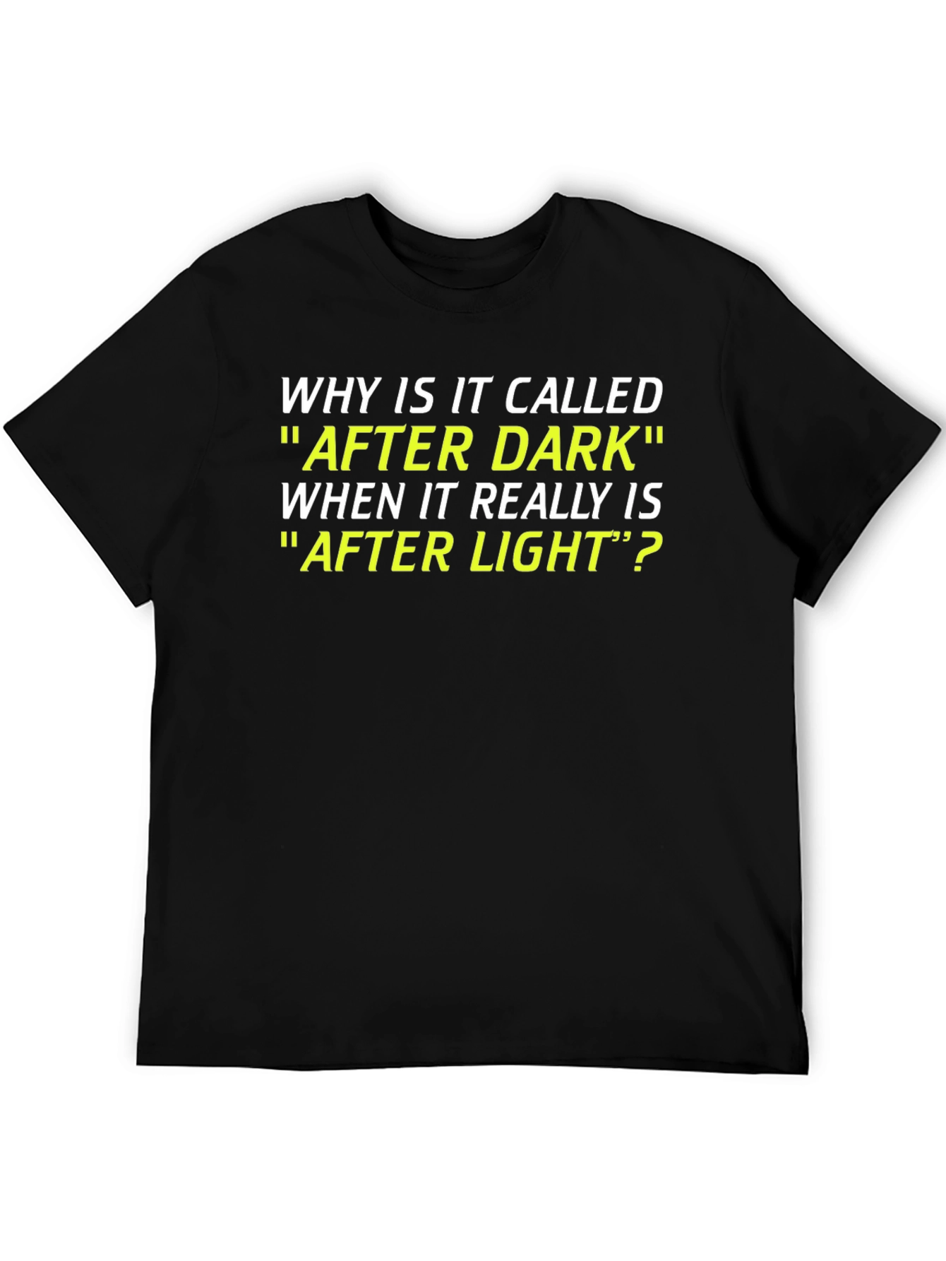 Black Funny After Dark T-Shirt view 5