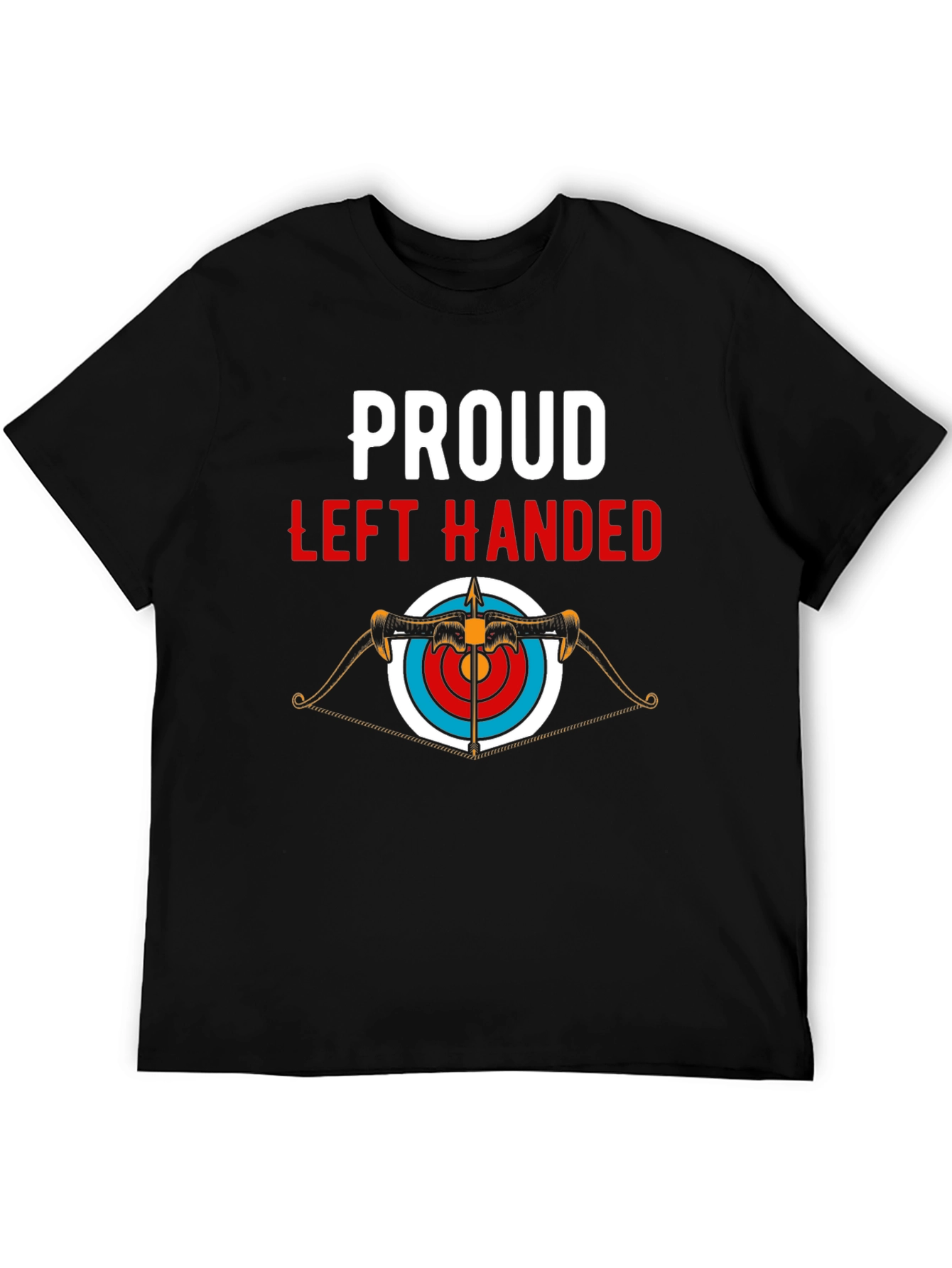 Black Proud Left-Handed Archer T-Shirt - Black view 5