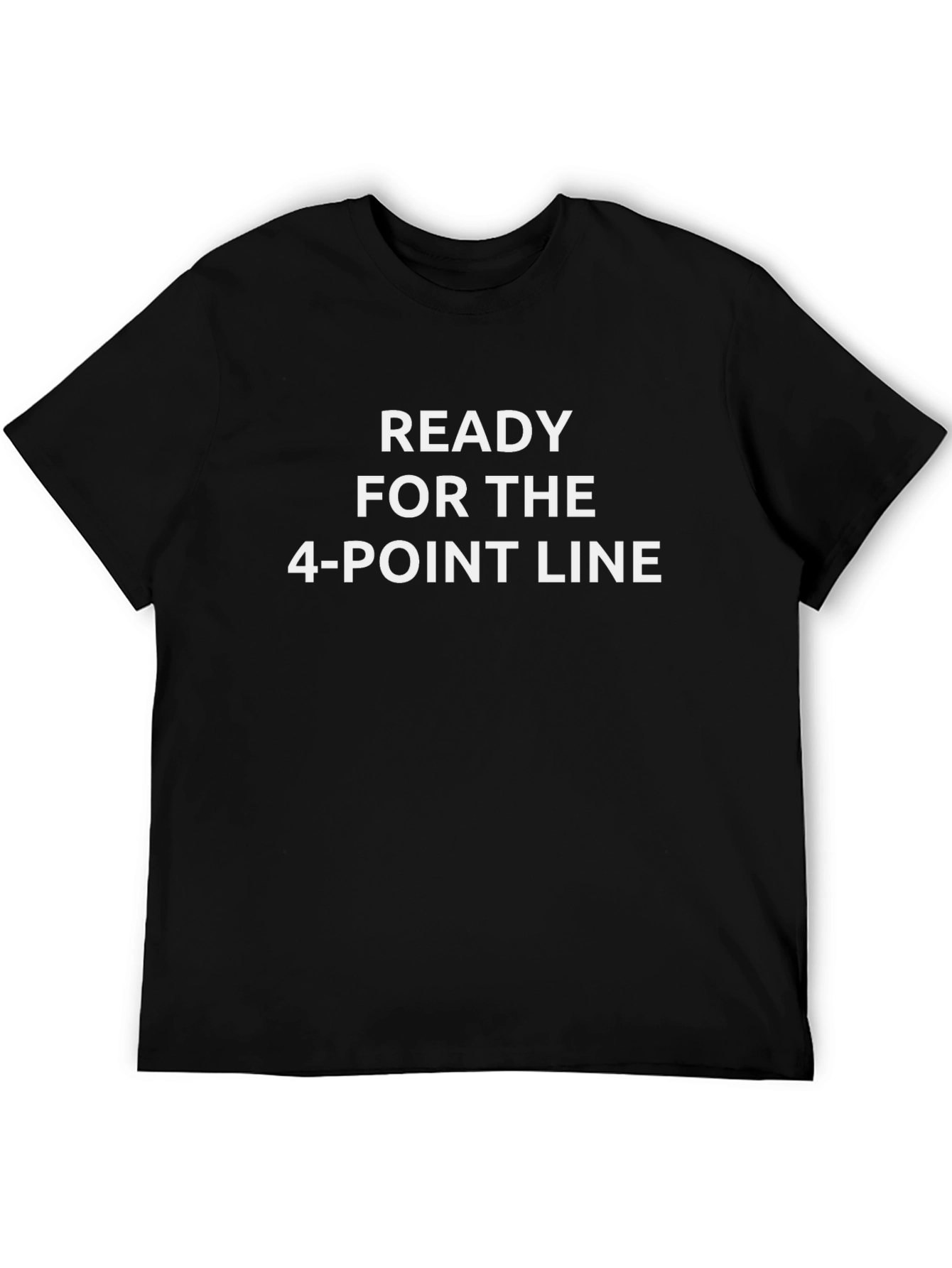 Black Ready for 4-Point Line Graphic Tee view 5