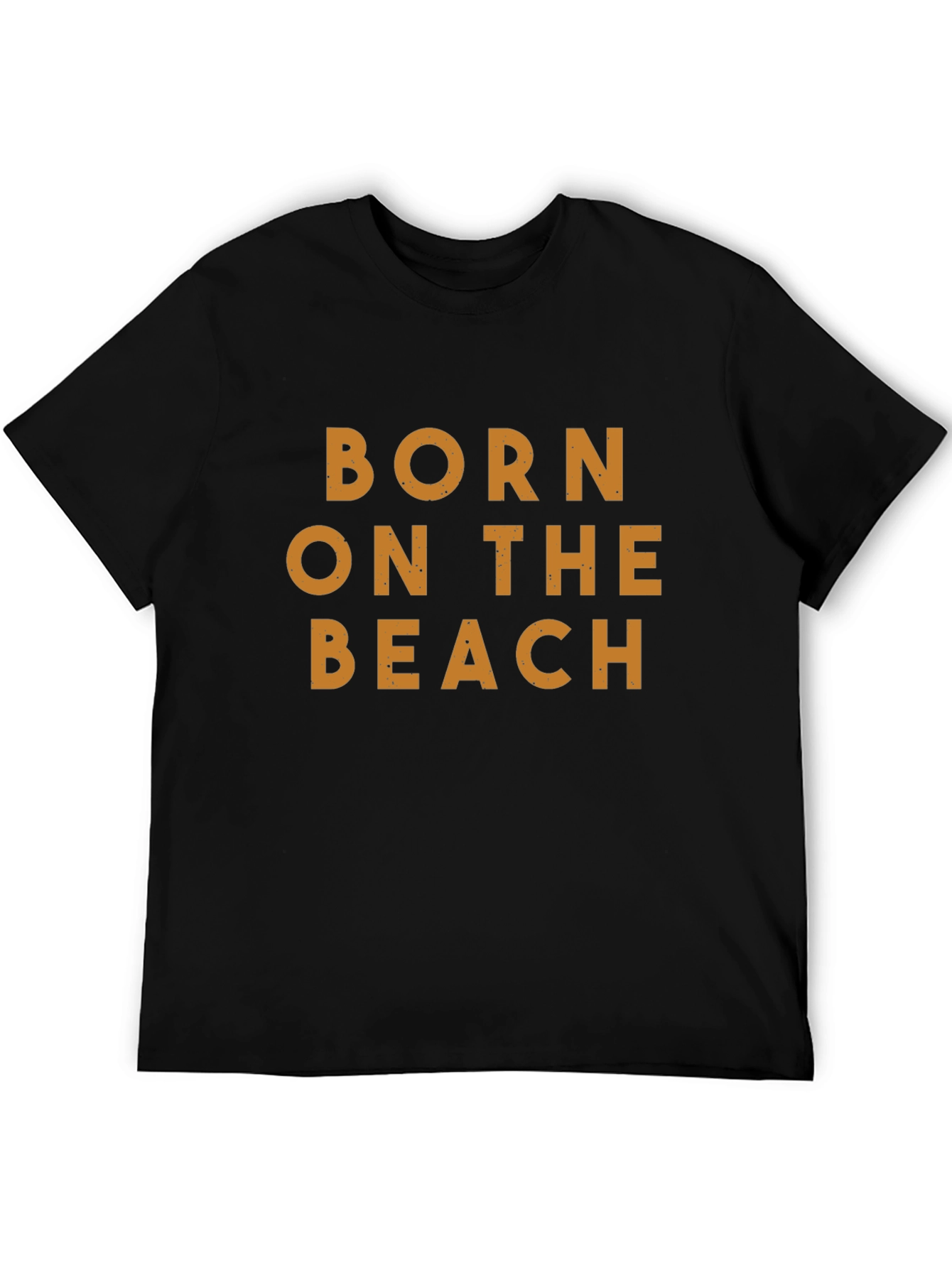 Black Born On The Beach Black T-Shirt view 5