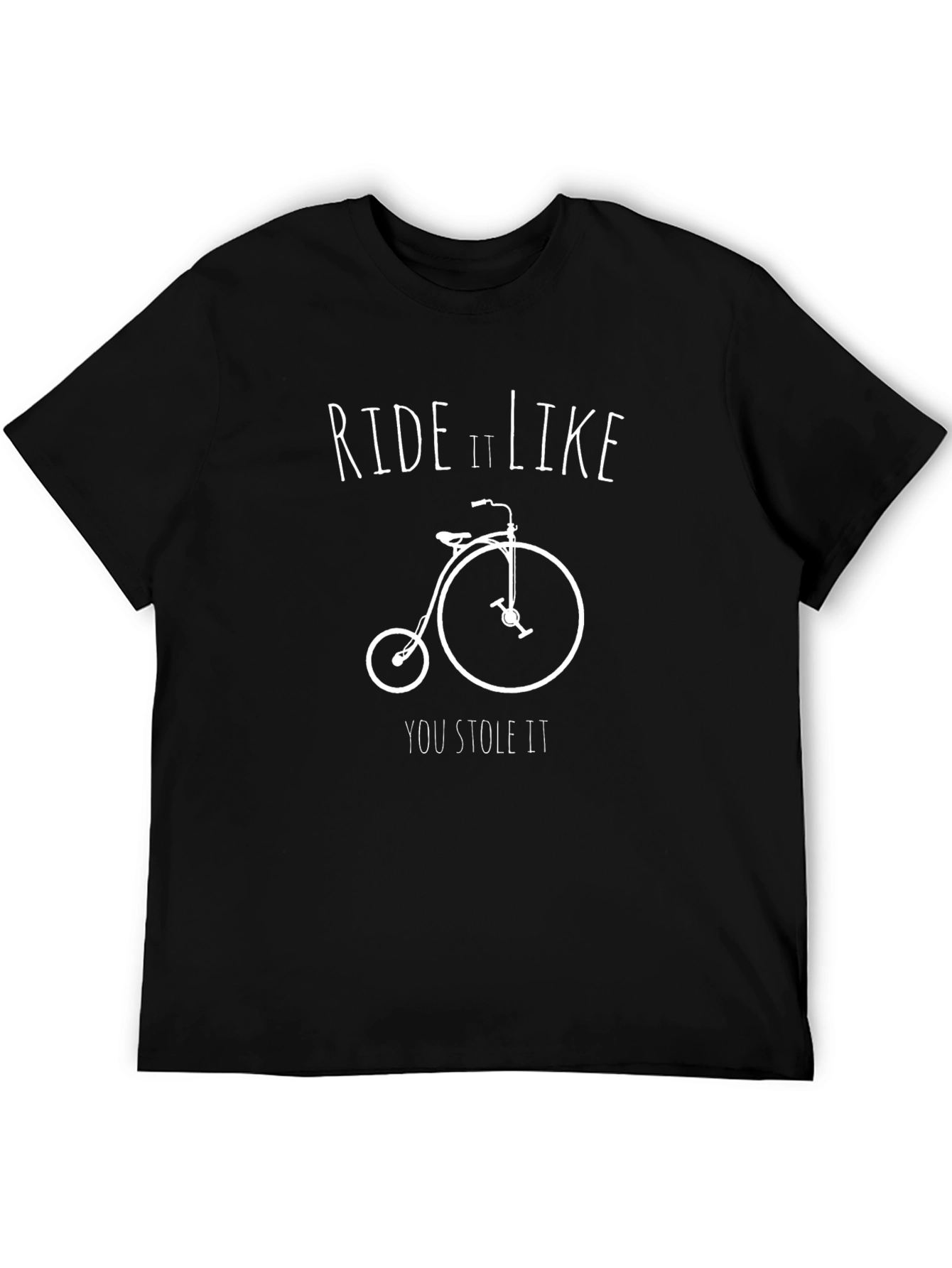 Black Ride It Like You Stole It Graphic Tee view 5