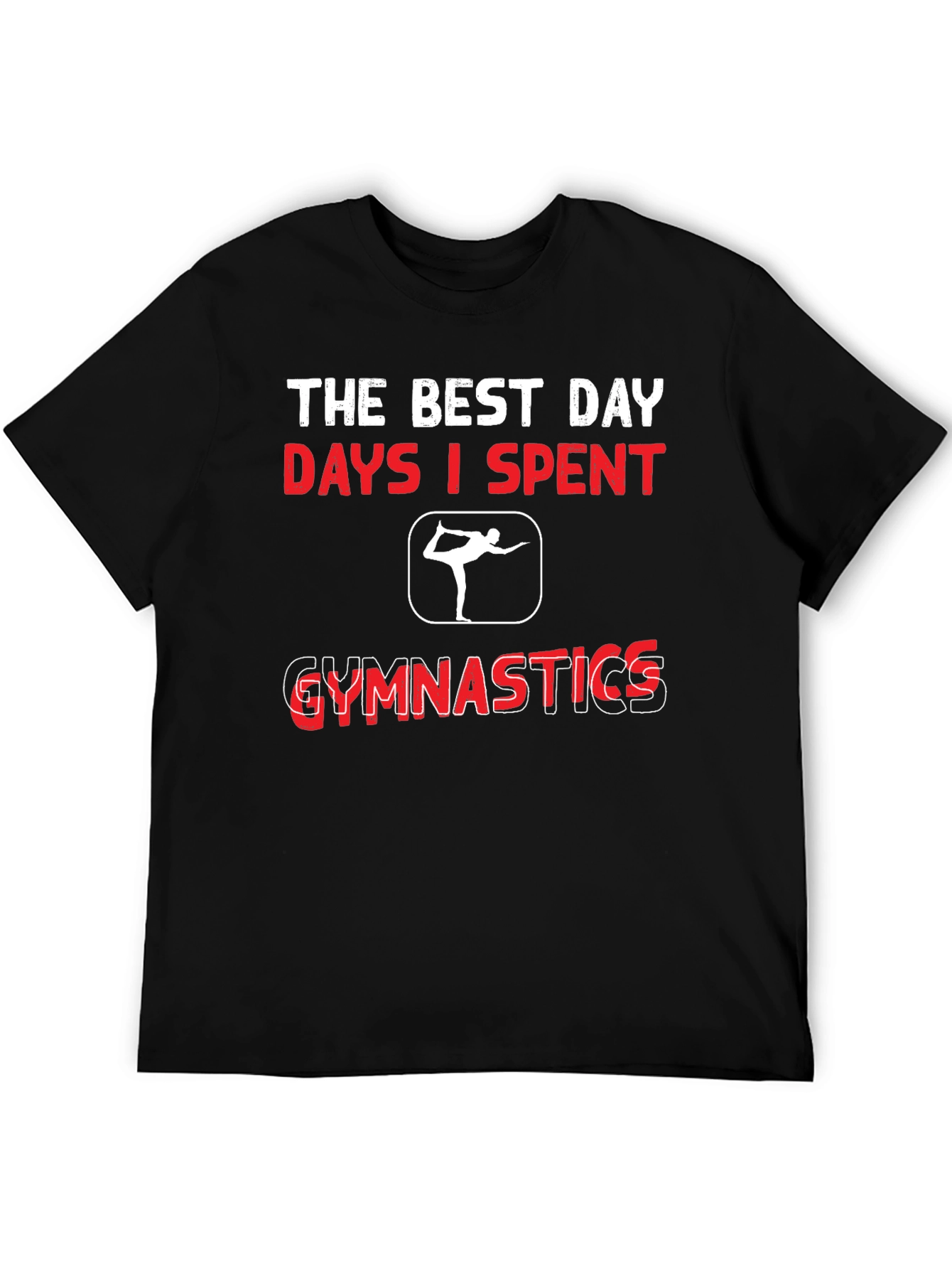 Black Gymnastics T-Shirt - Best Days I Spent view 5