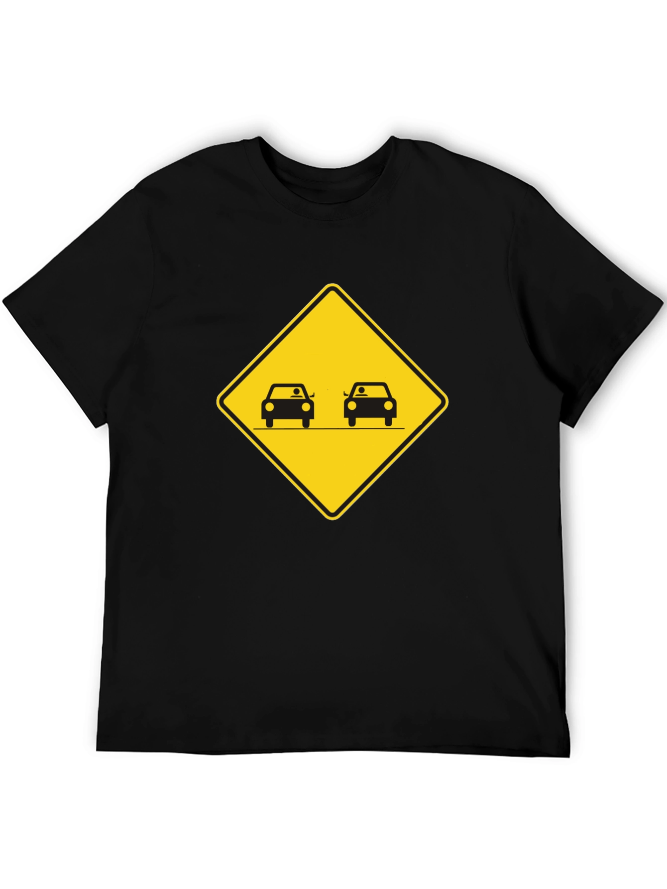 Black Funny Tailgating T-Shirt, Black Cotton Tee view 5