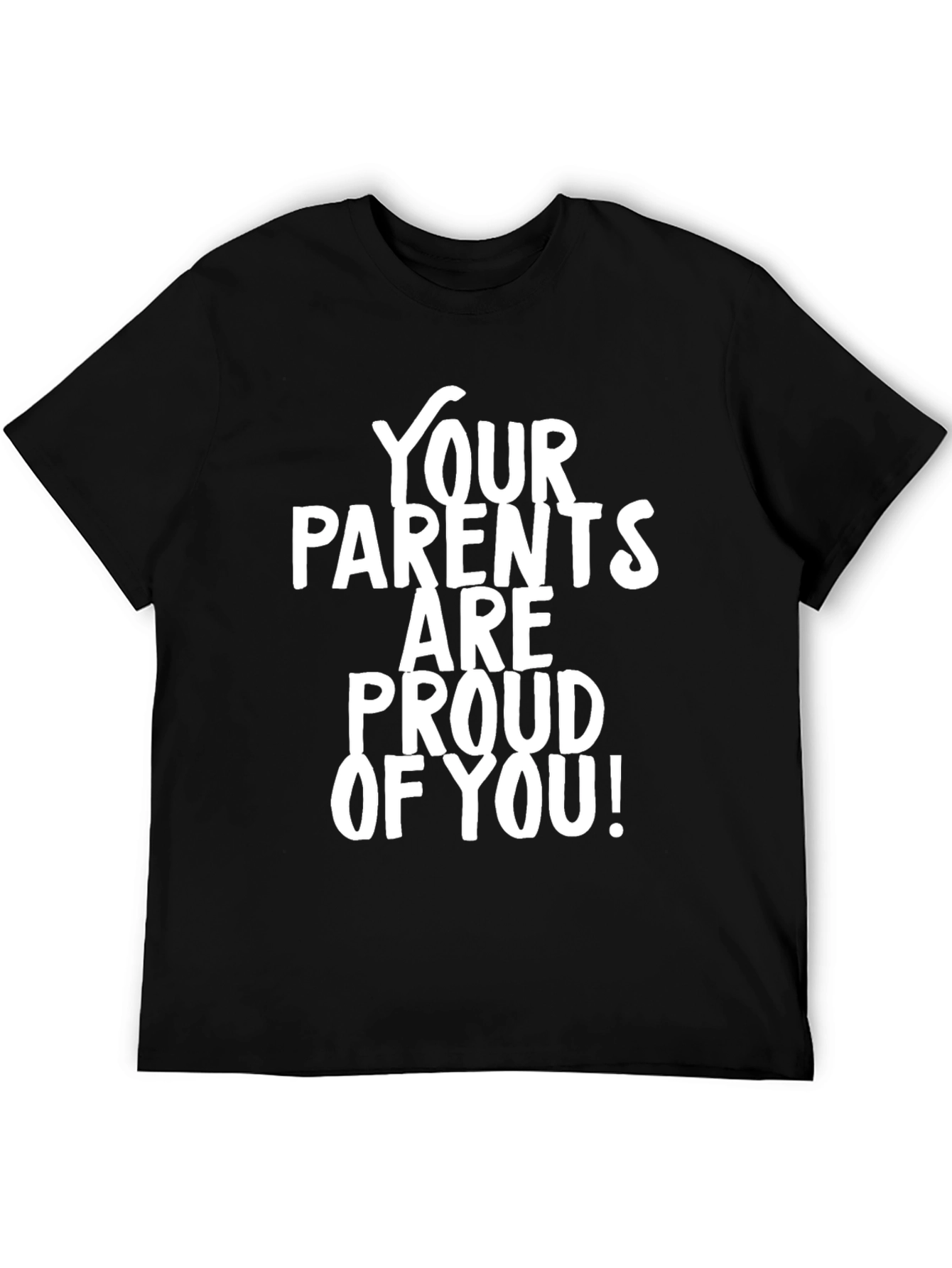 Black Proud Parents Black Graphic Tee view 5