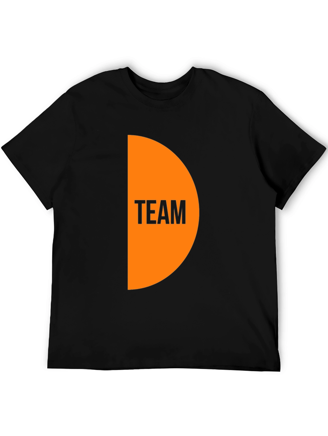 Black Team Graphic Black T-Shirt view 5