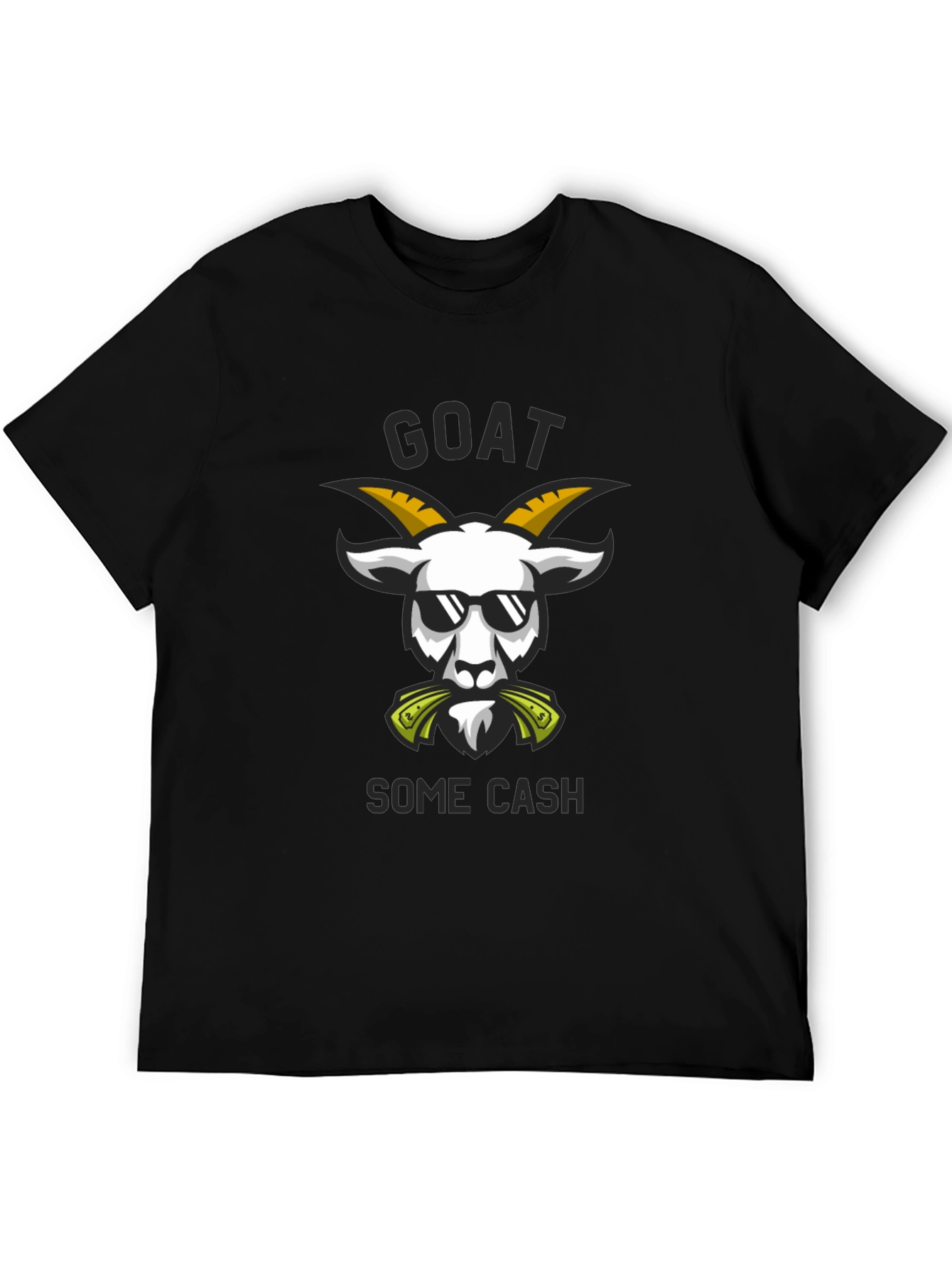 Black Goat Some Cash T-Shirt - Black view 5