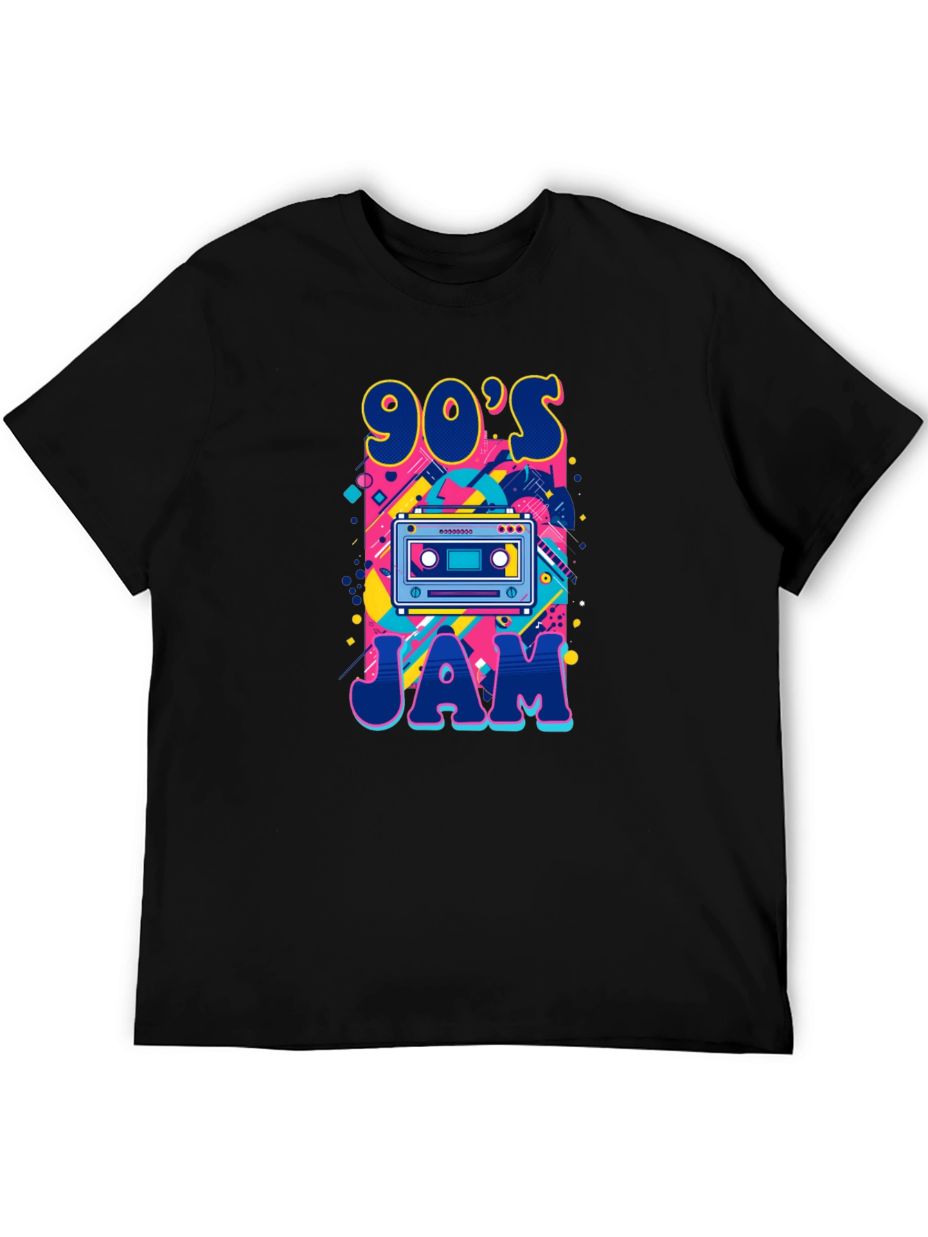 90's Jam Cassette Tape Retro Graphic T-Shirt - 5