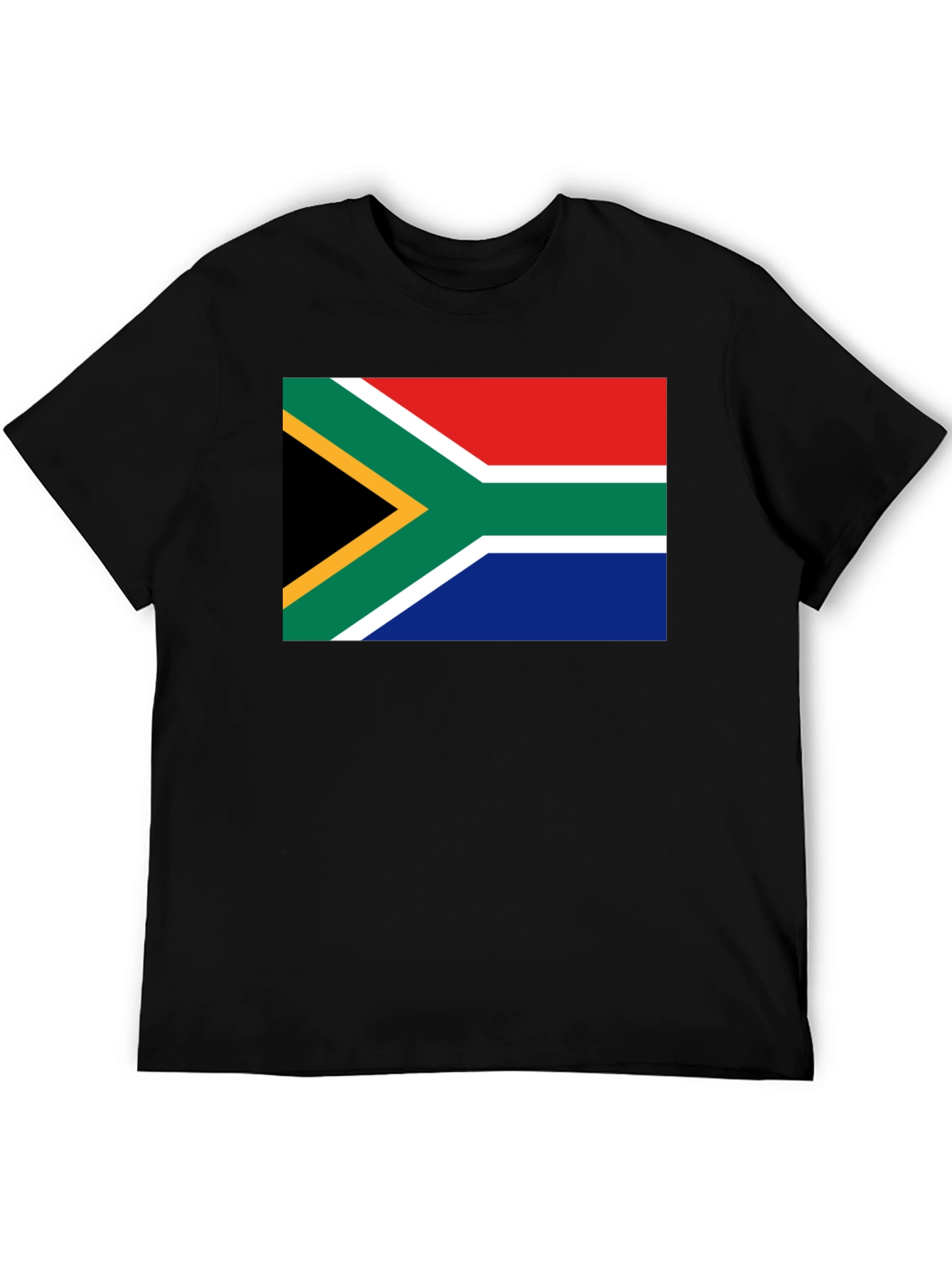Black South Africa Flag Graphic Tee - Black view 5