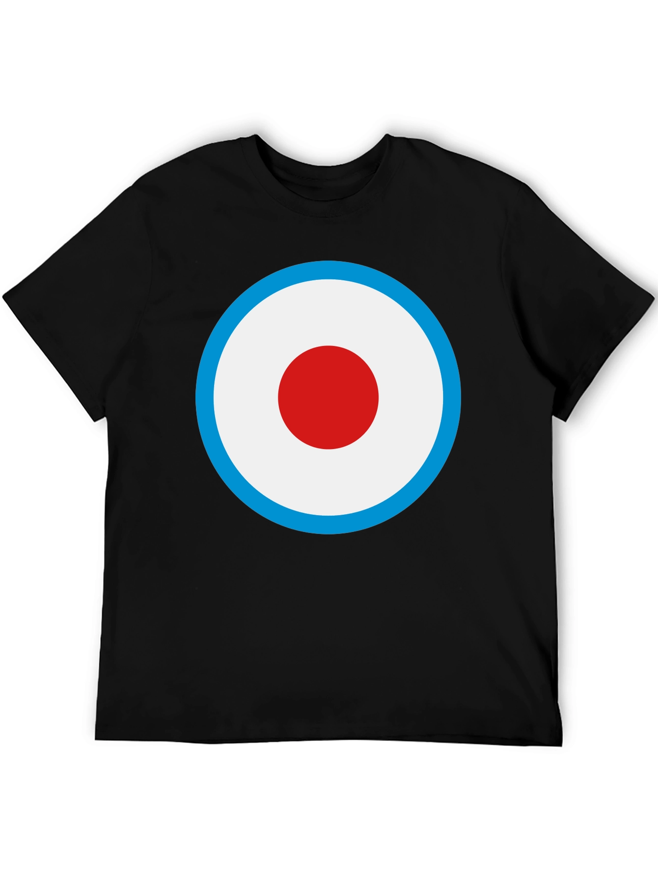 Black Mod Target T-Shirt - Classic Retro Style view 5